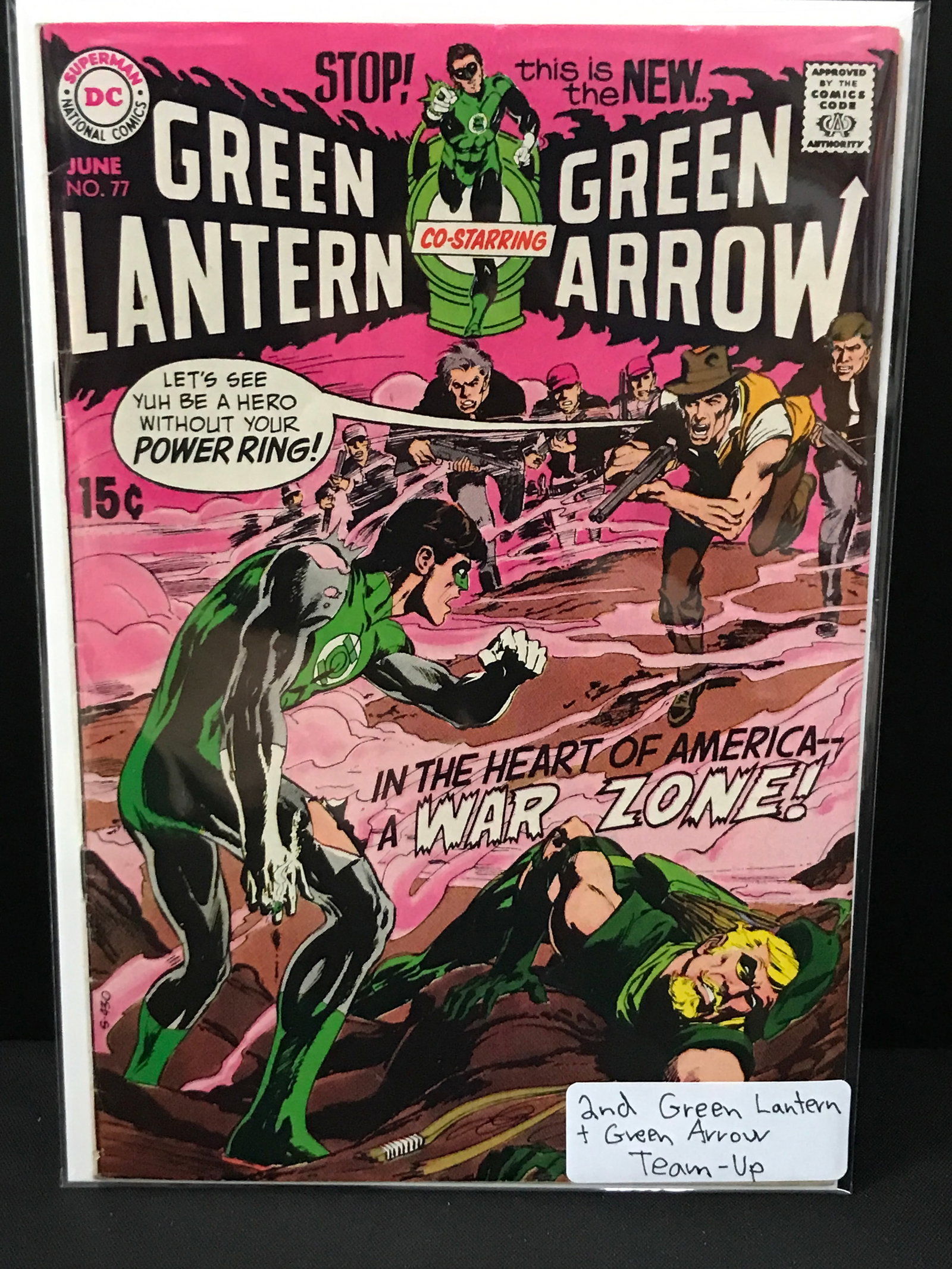 GREEN LANTERN CO-STARRING THE GREEN ARROW #77 - DC COMICS (1 of 1)