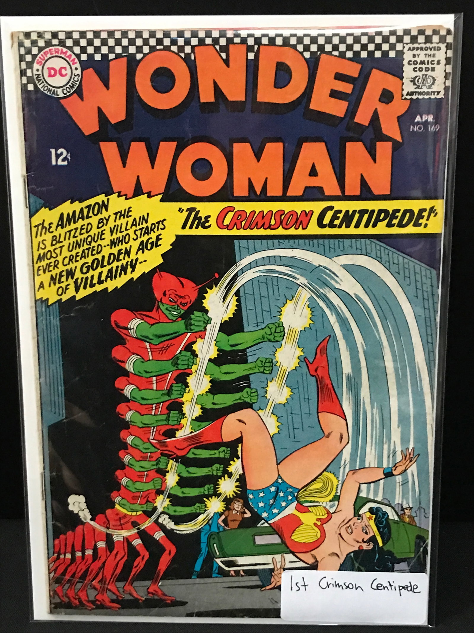 WONDER WOMAN #169 1ST CRIMSON CENTIPEDE - DC COMICS: Prices are in Canadian dollars