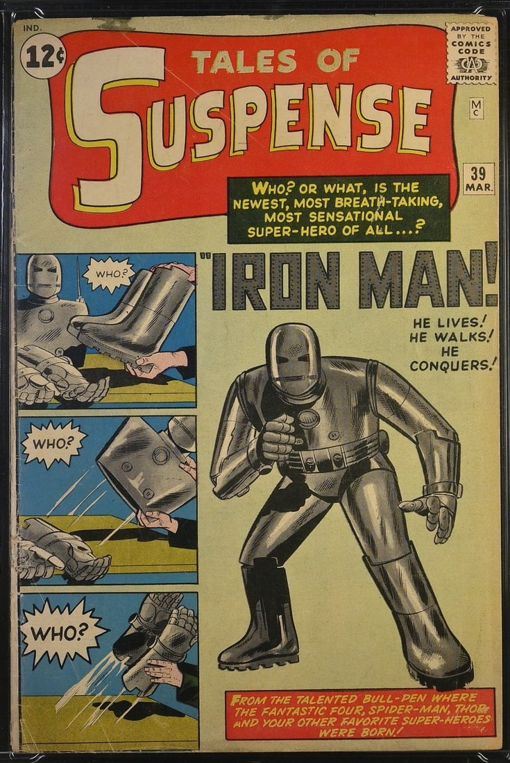 BIG KEY TALES OF SUSPENSE NO.39 (1ST APP IRON MAN) EST GRADE 5.5 TO 6.5: Prices are in Canadian dollars
