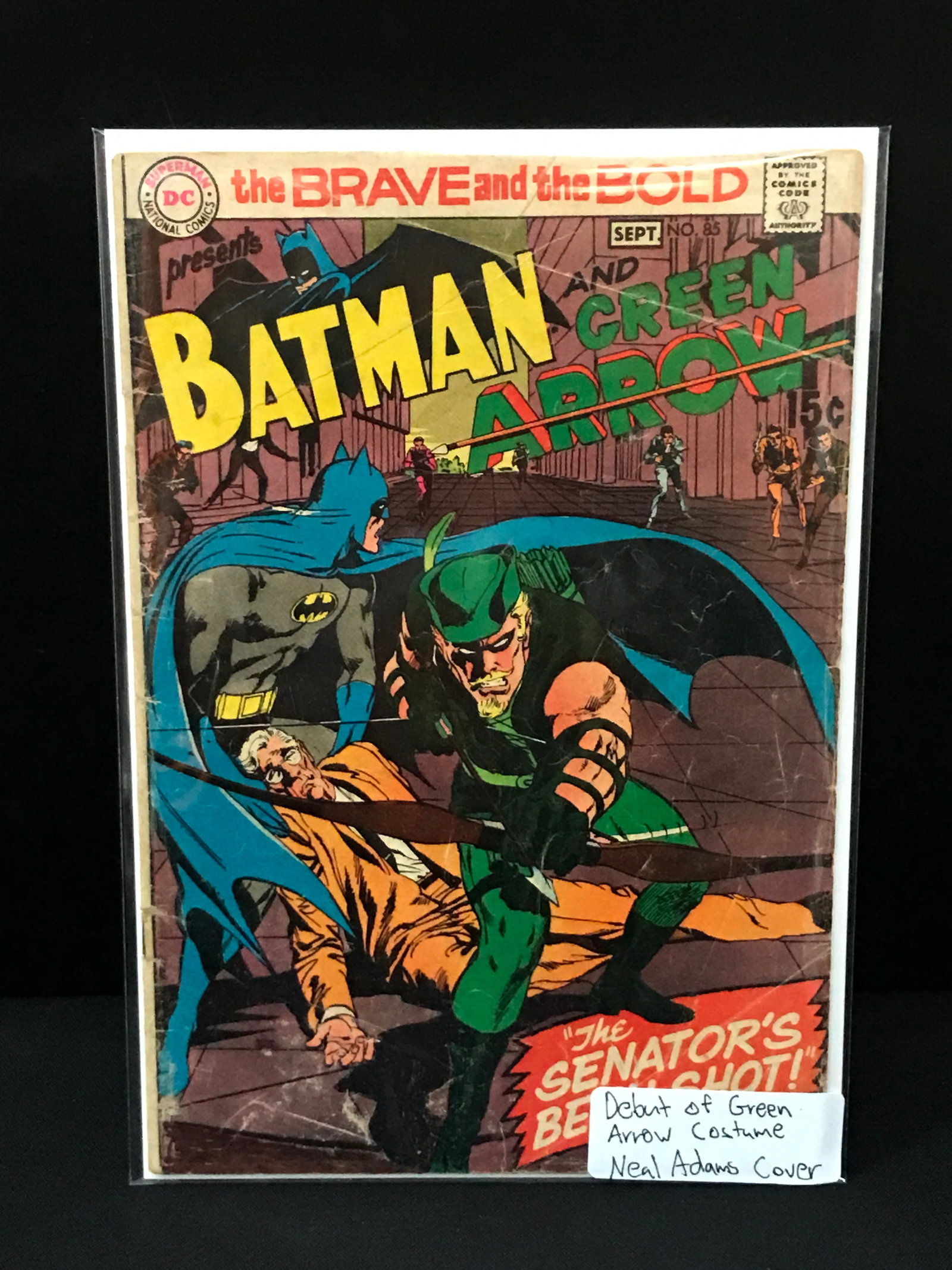 BRAVE AND THE BOLD #85 DEBUT OF GREEN ARROW COSTUME - DC COMICS: Prices are in Canadian dollars