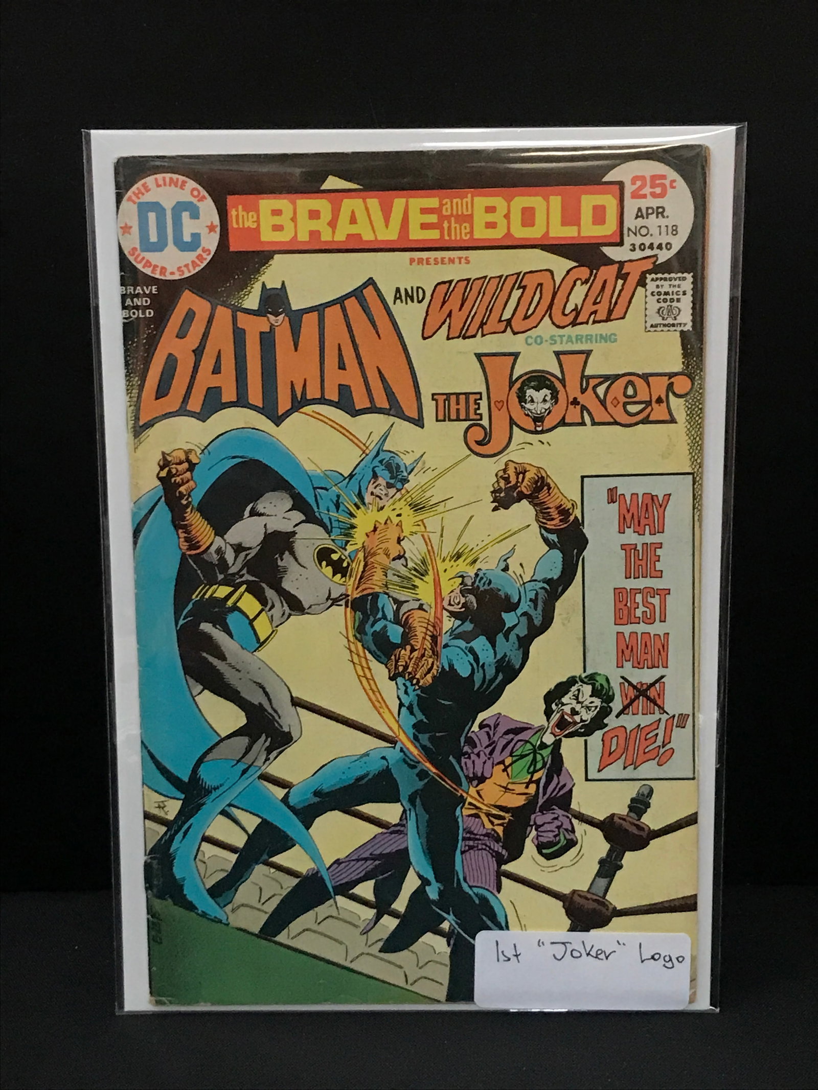 BRAVE AND THE BOLD #118 1ST JOKER LOGO - DC COMICS (1 of 1)