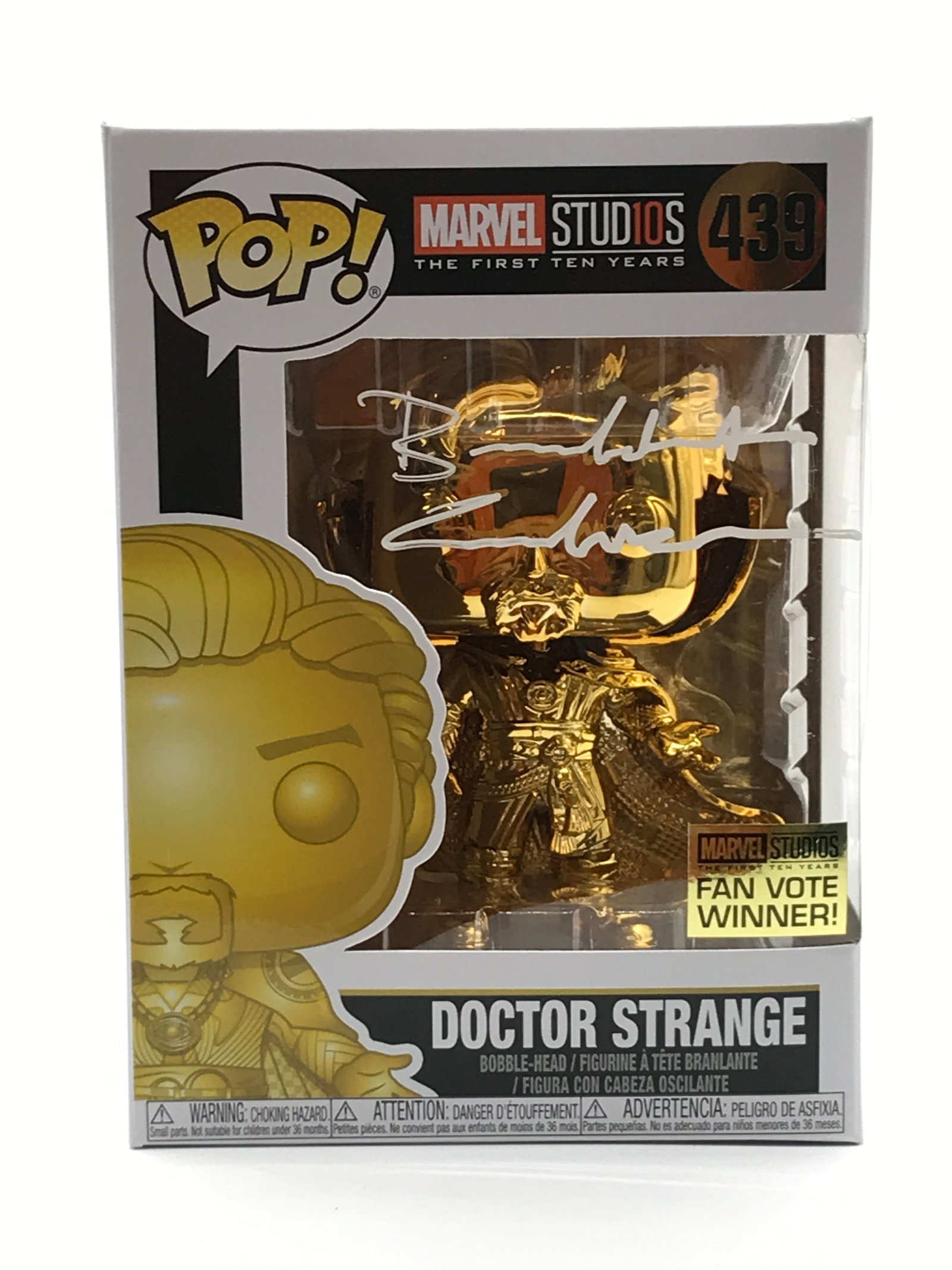 BENEDICT CUMBERBATCH SIGNED DOCTOR STRANGE FUNKO POP - KB COA: Prices are in Canadian dollars