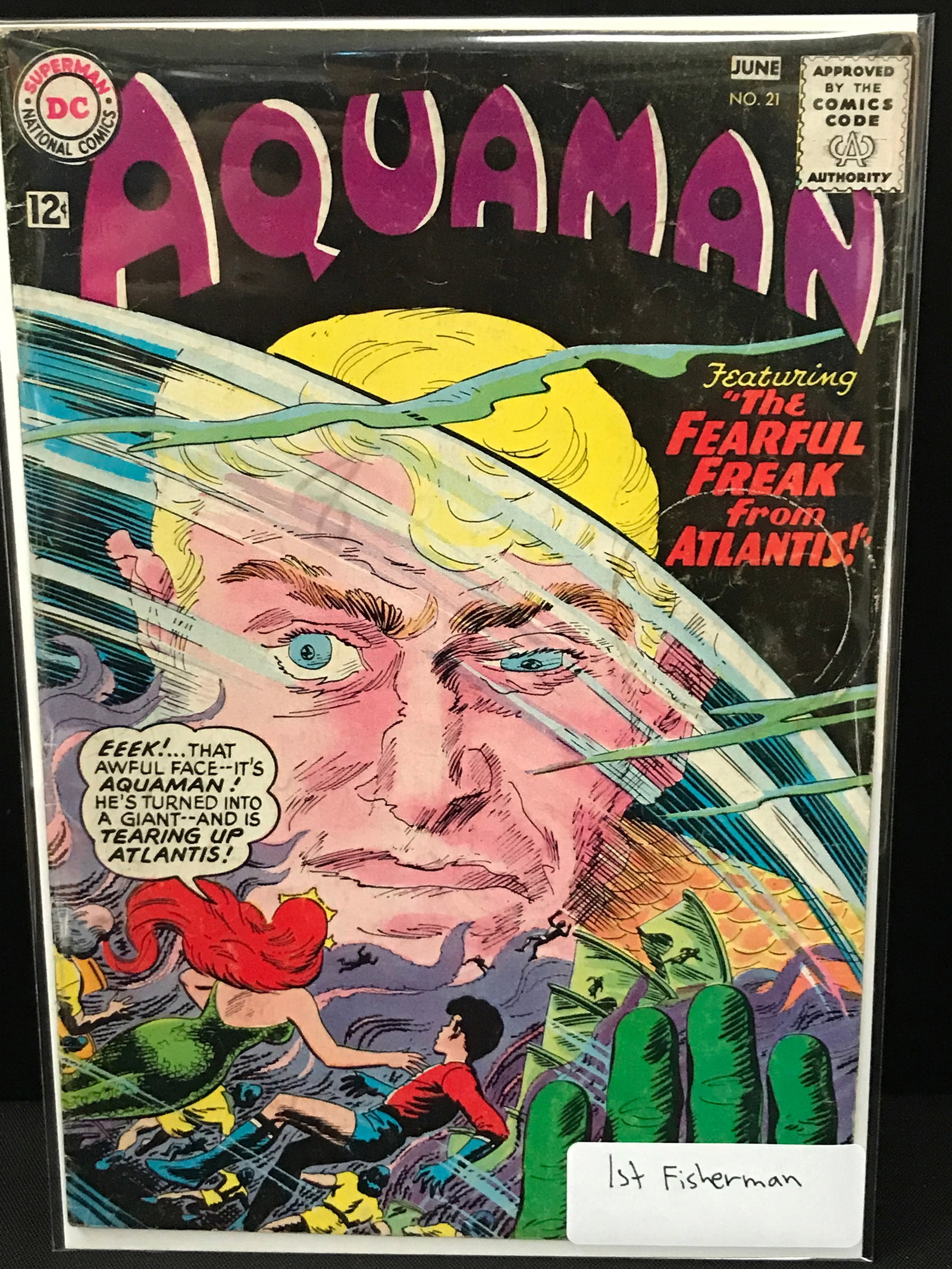 AQUAMAN #21 1ST FISHERMAN - DC COMICS (1 of 1)