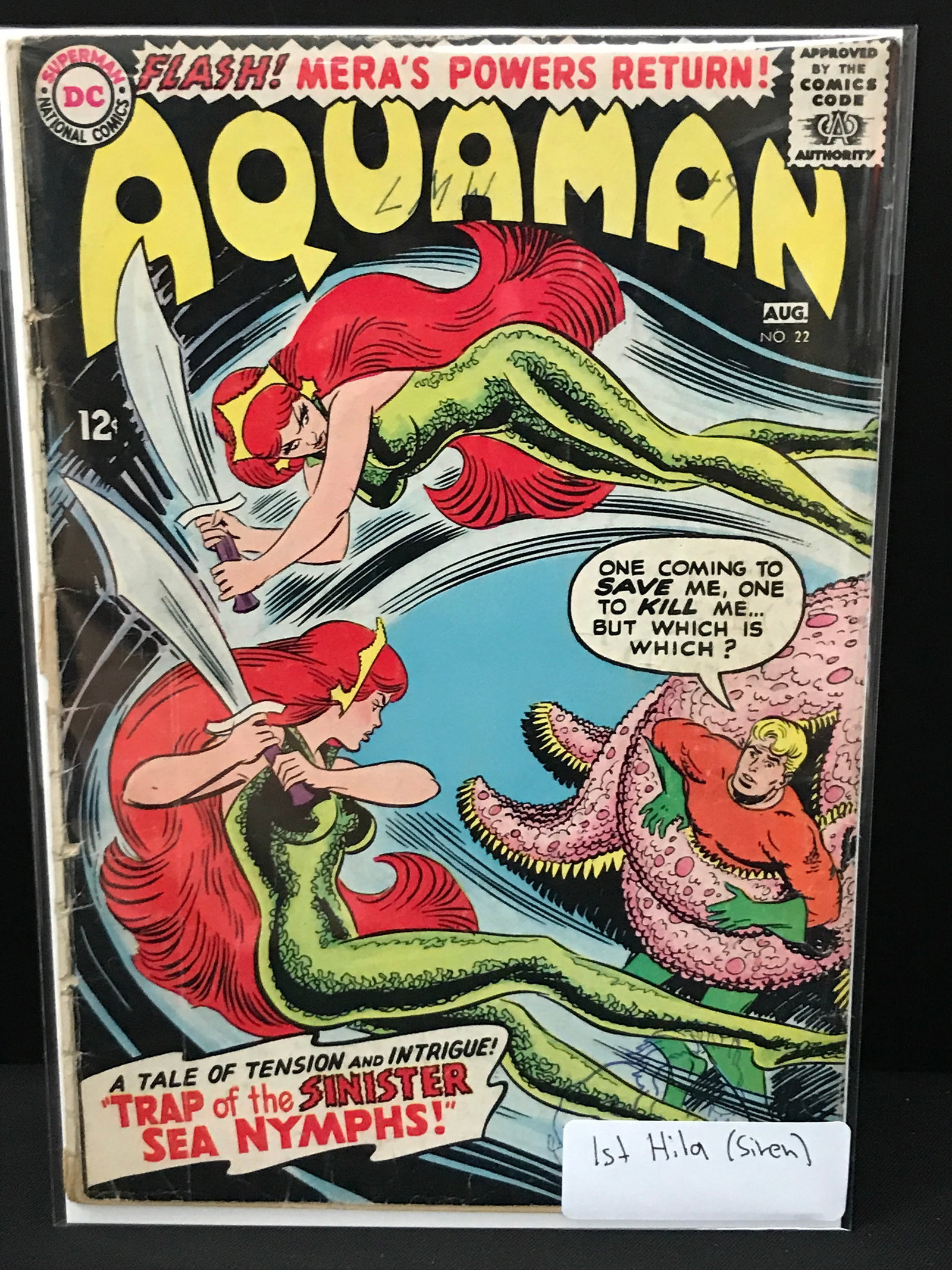 AQUAMAN #22 1ST SIREN - DC COMICS (1 of 1)