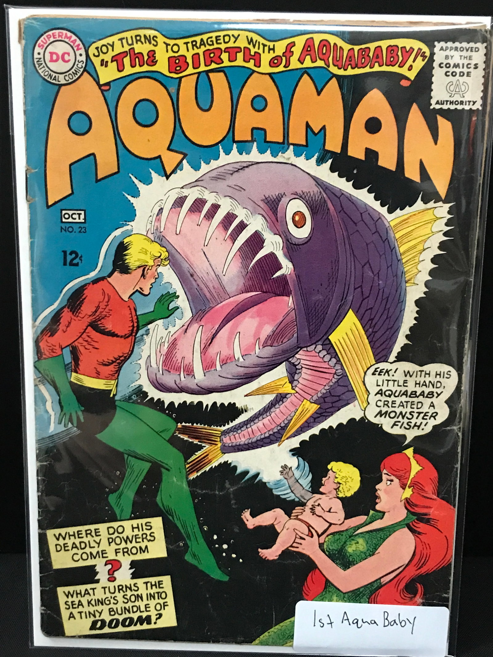 AQUAMAN #23 1ST AQUA BABY - DC COMICS (1 of 1)