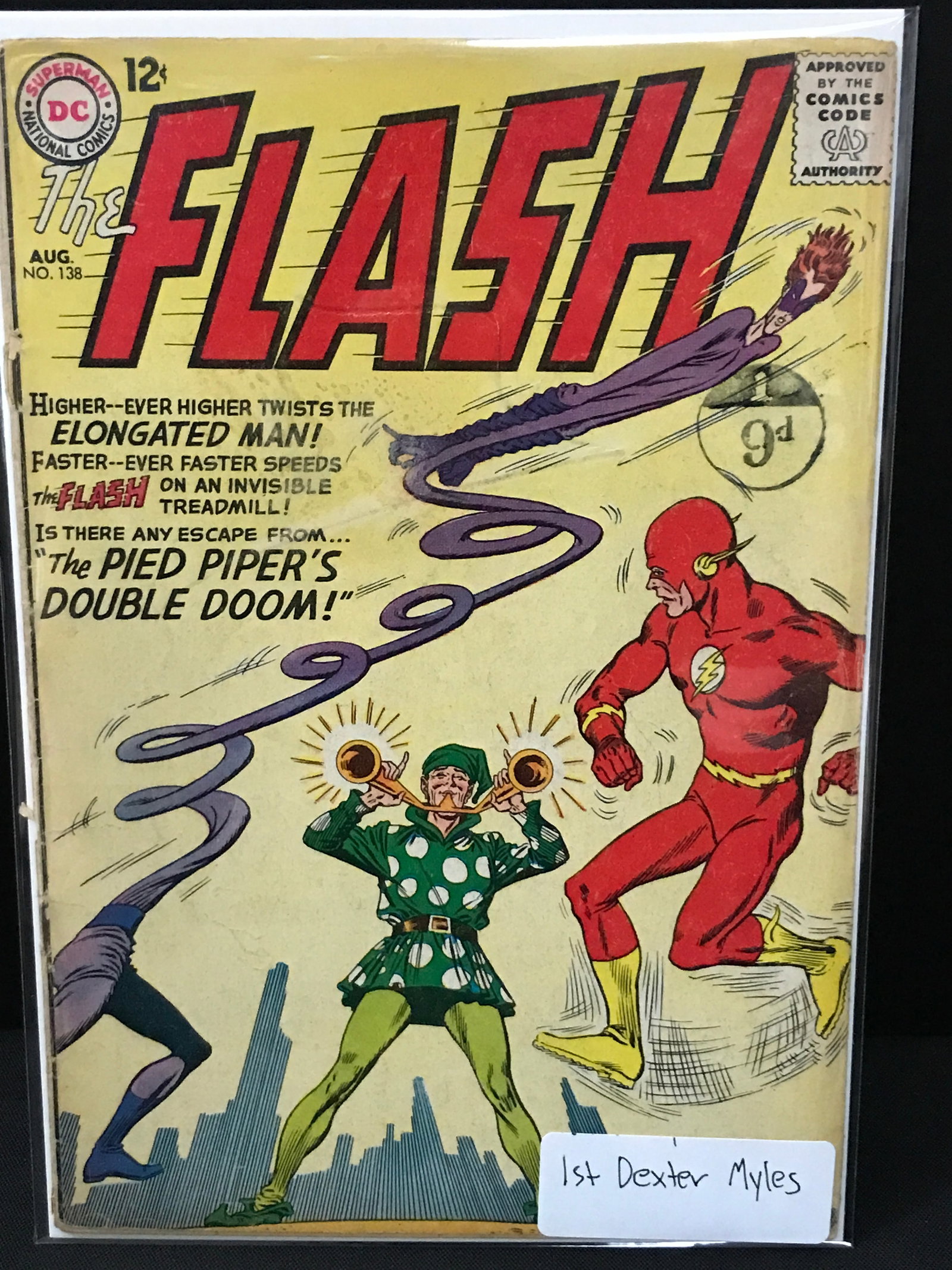 THE FLASH #138 1ST DEXTER MYLES - DC COMICS (1 of 1)