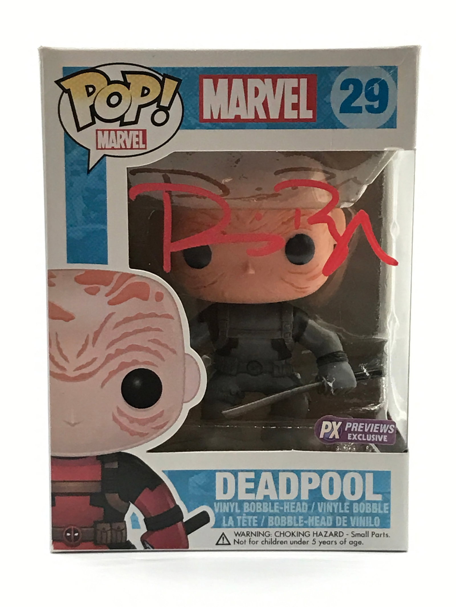 RYAN REYNOLDS SIGNED DEADPOOL FUNKO POP - KB COA: Prices are in Canadian dollars