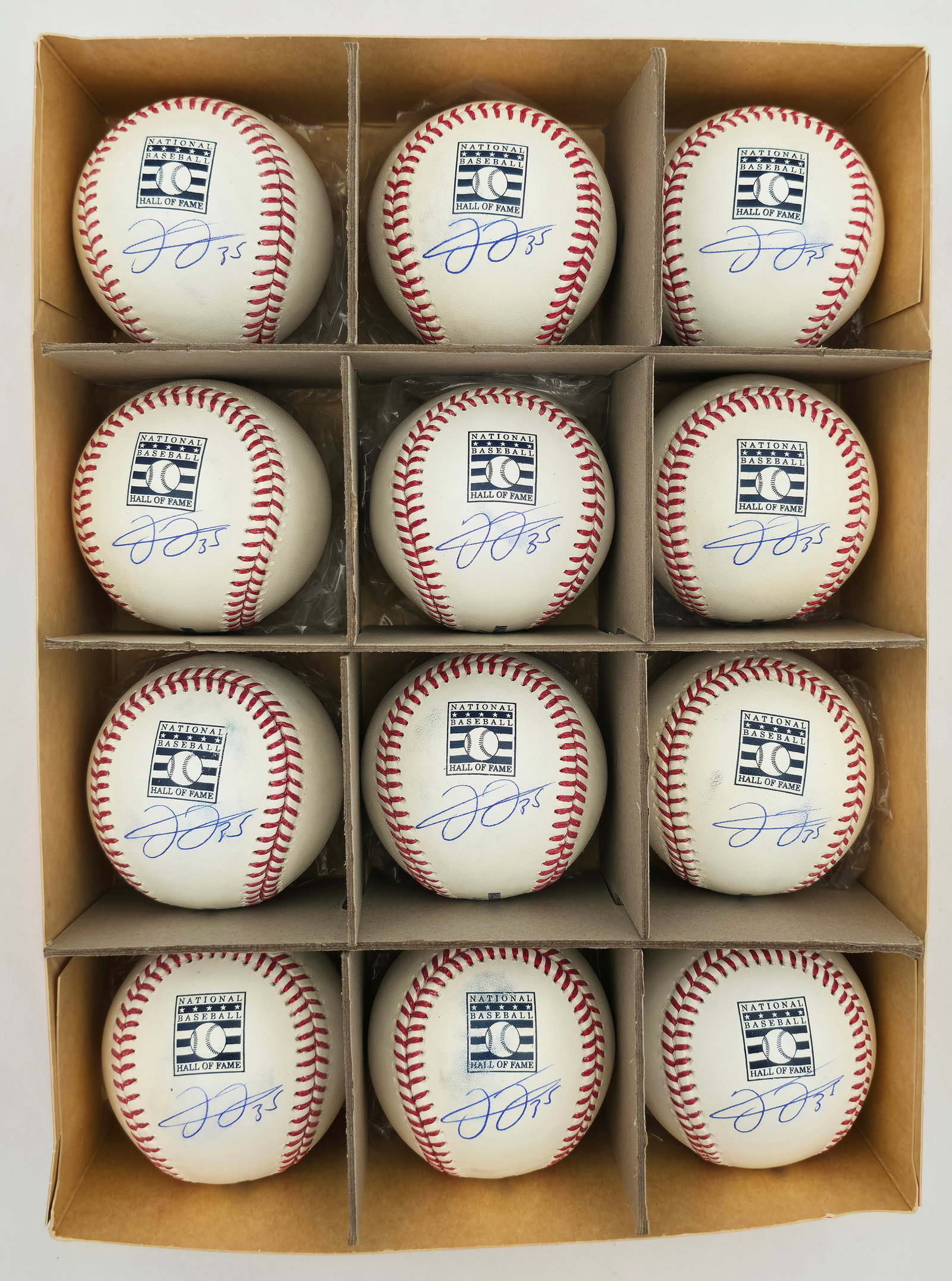BULK RESELLER LOT OF 12 FRANK THOMAS SIGNED BASEBALL (BECKETT COA) (1 of 2)