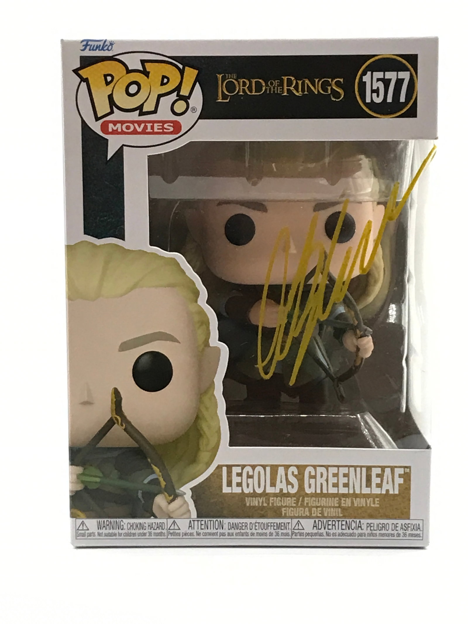 ORLANDO BLOOM SIGNED LEGOLAS LORD OF THE RINGS FUNKO POP - WWOC COA: Prices are in Canadian dollars