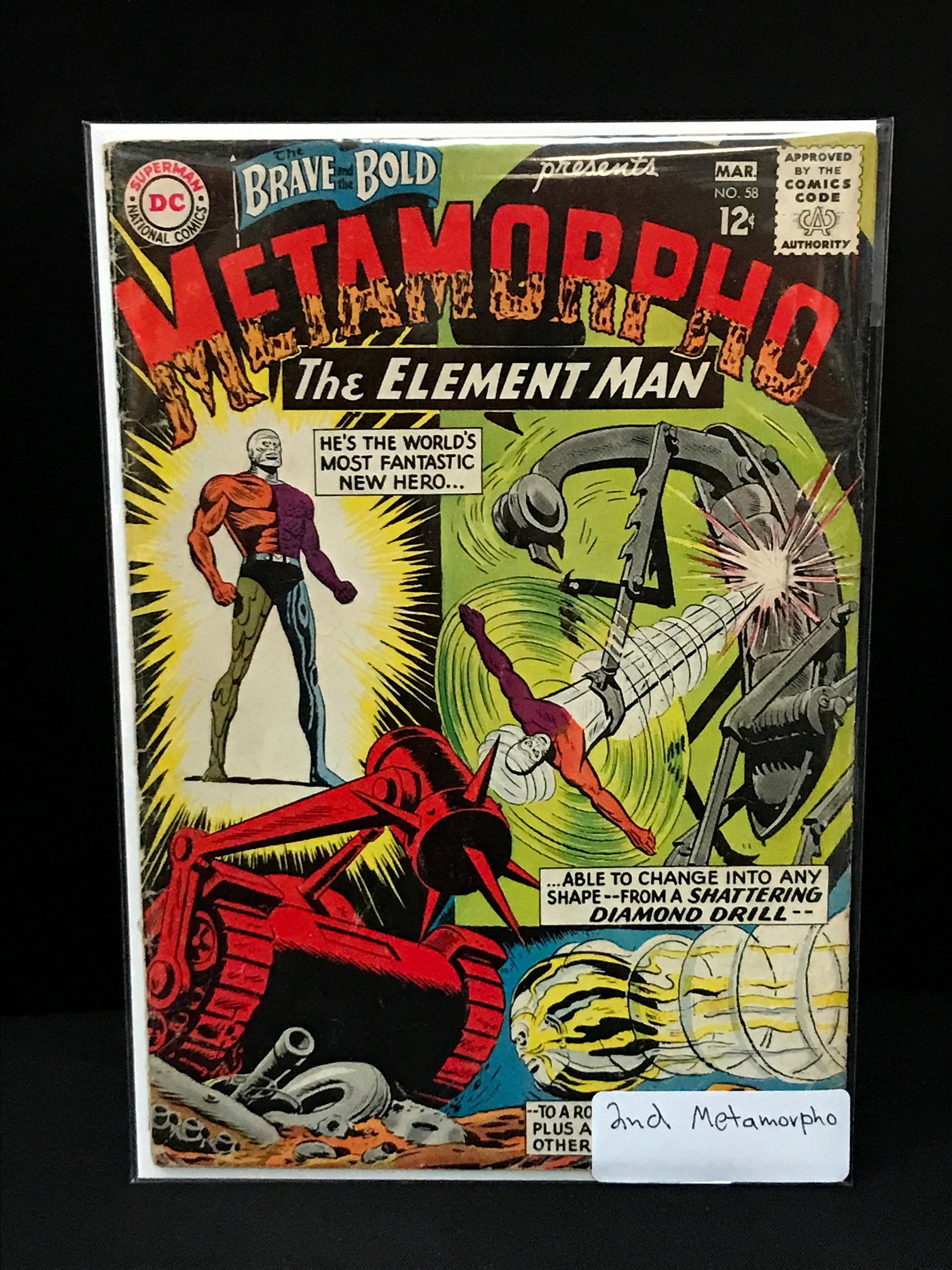 BRAVE AND THE BOLD #58 2ND METAMORPHO - DC COMICS (1 of 1)