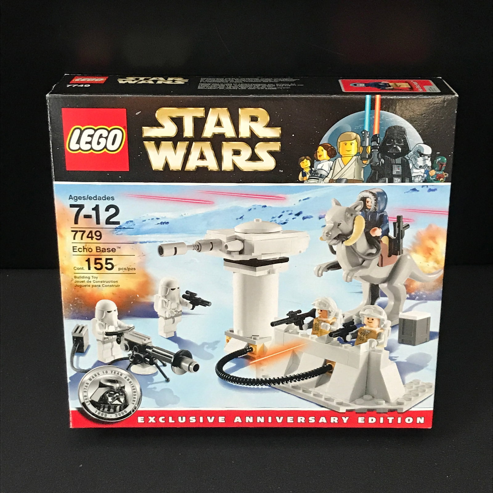 LEGO STAR WARS #7749 ECHO BASE IN ORIGINAL PACKAGING: THIS LEGO SET HAS BEEN SET UP FOR DISPLAY. COMPLETE WITH INSTRUCTIONS BUT NOT SEALED Prices are in Canadian dollars
