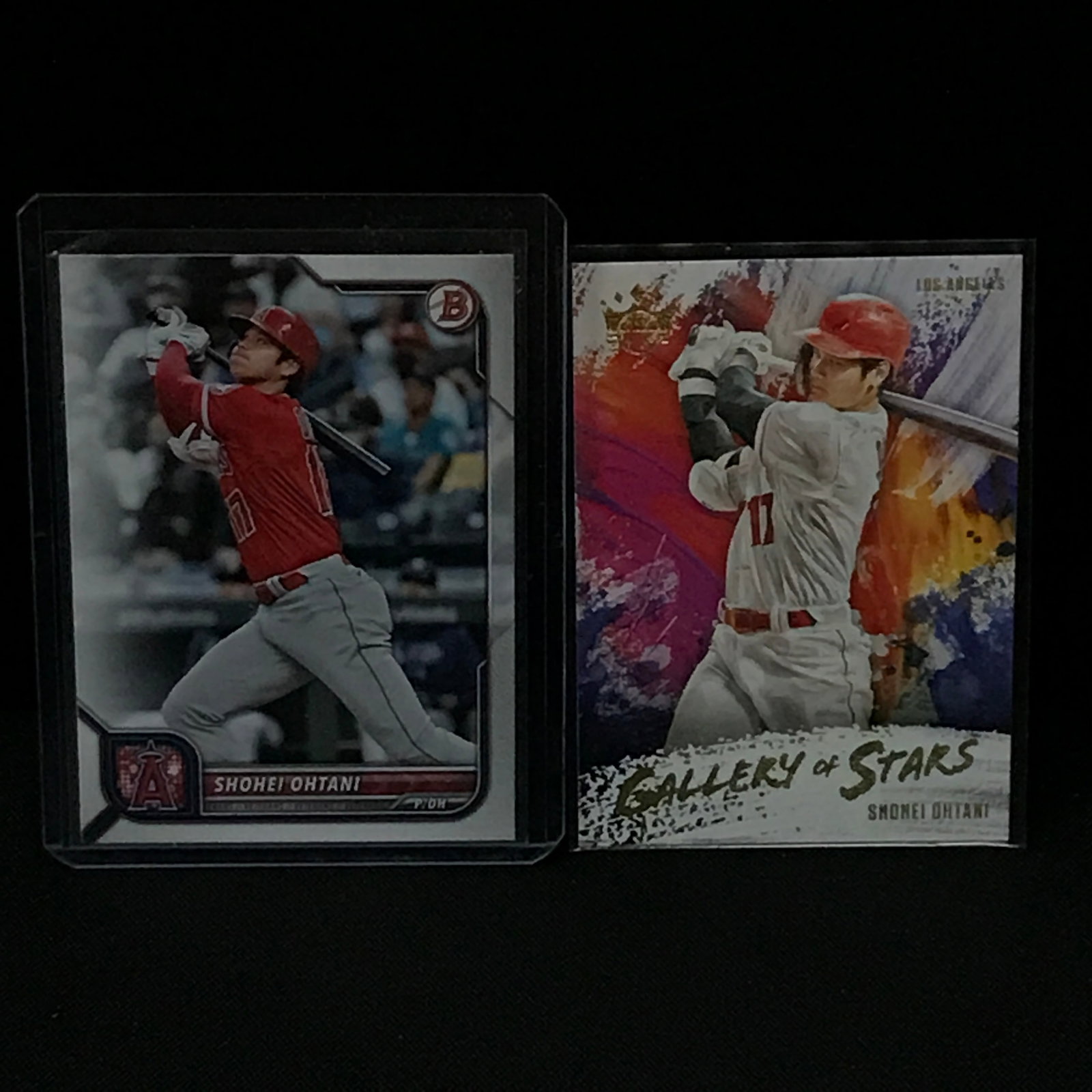 LOT OF 2 SHOHEI OHTANI BASEBALL TRADING CARDS: Prices are in Canadian dollars