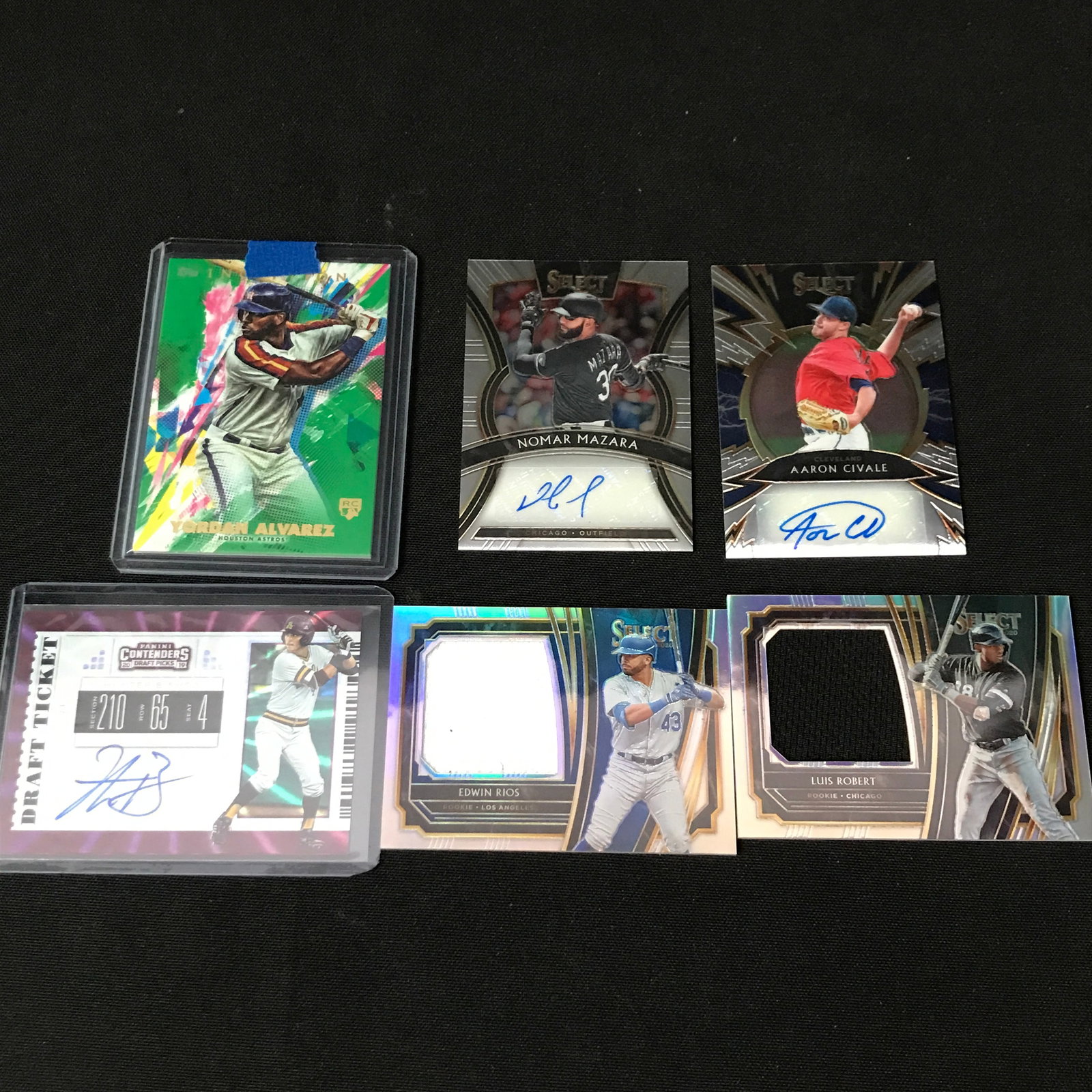 LOT OF 6 BASEBALL TRADING CARDS - INCLUDING 3 SIGNED: Prices are in Canadian dollars