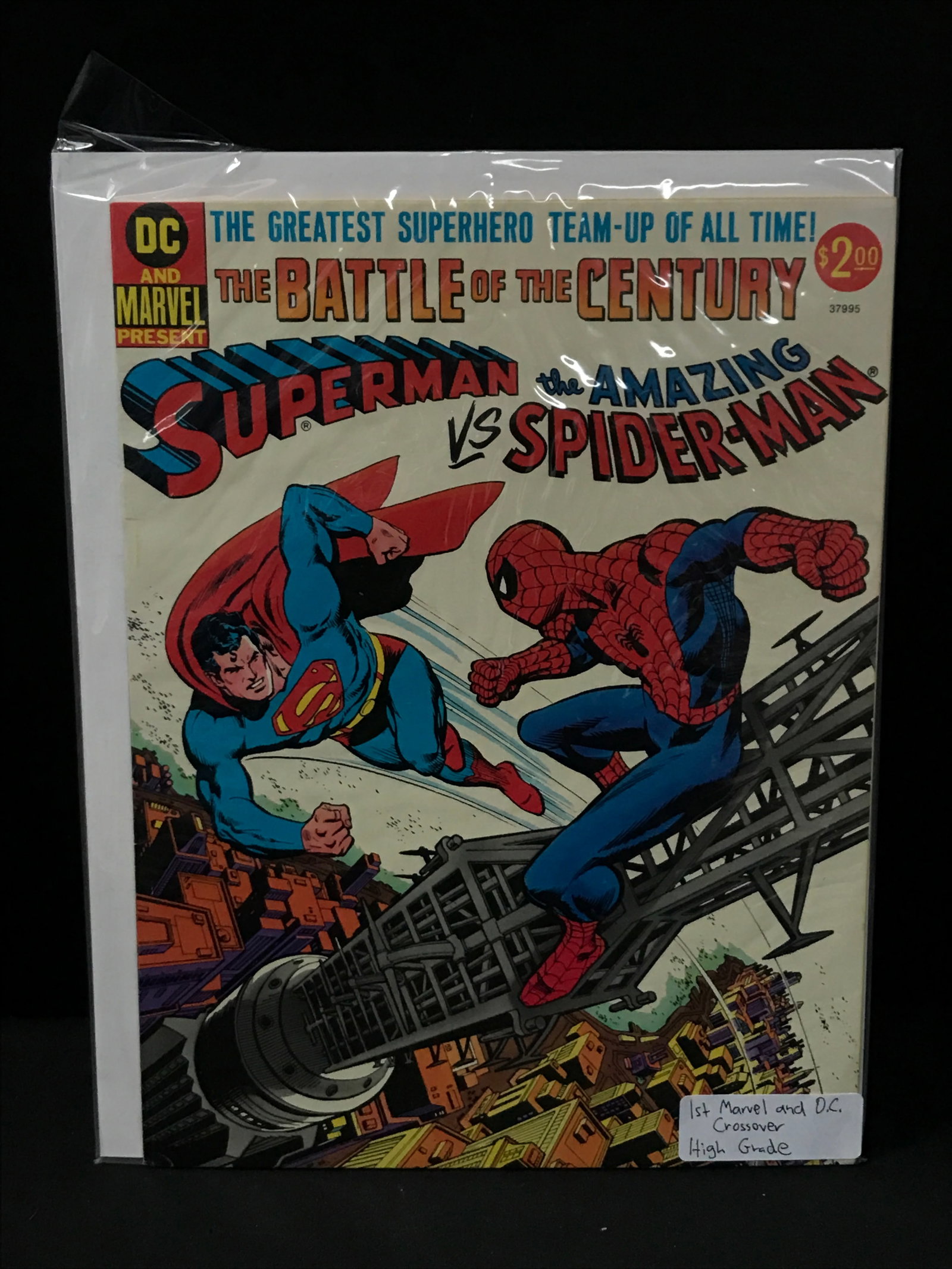 BATTLE OF THE CENTURY SUPERMAN VERSUS THE AMAZAING SPIDERMAN - DC & MARVEL COMICS (1 of 1)