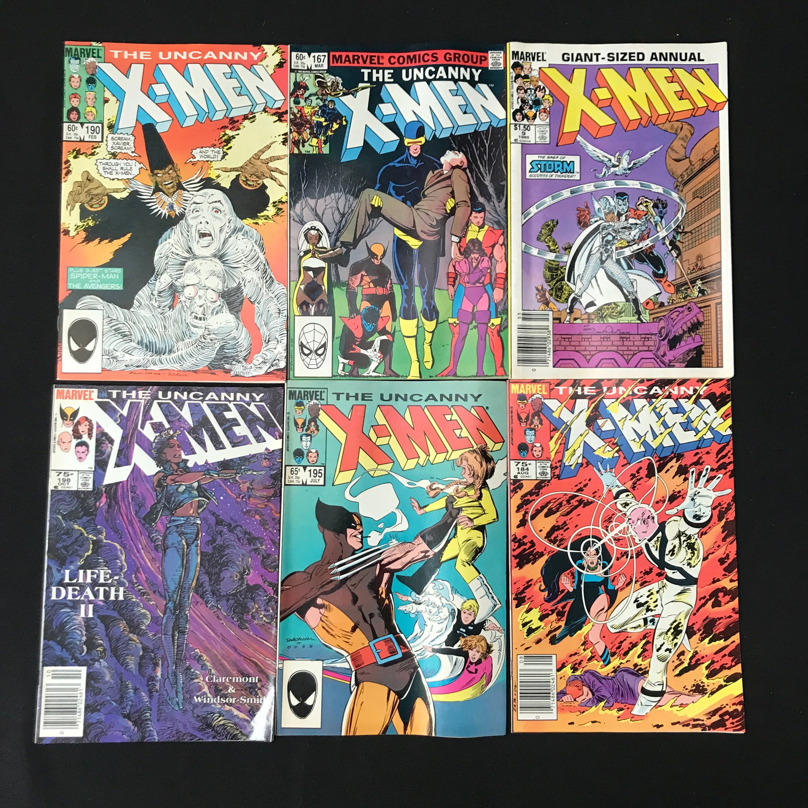 LOT OF 6 XMEN COMICS - MARVEL COMICS (1 of 1)