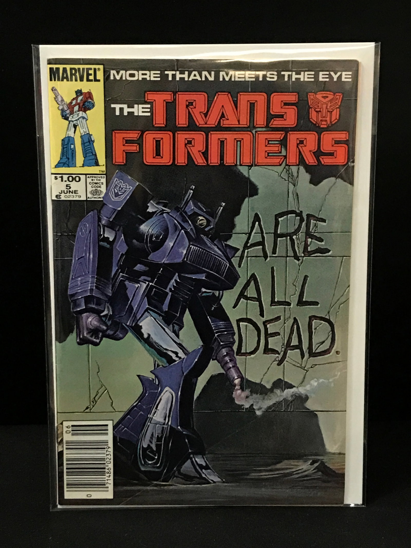 TRANSFORMERS #5 - MARVEL COMICS: Prices are in Canadian dollars