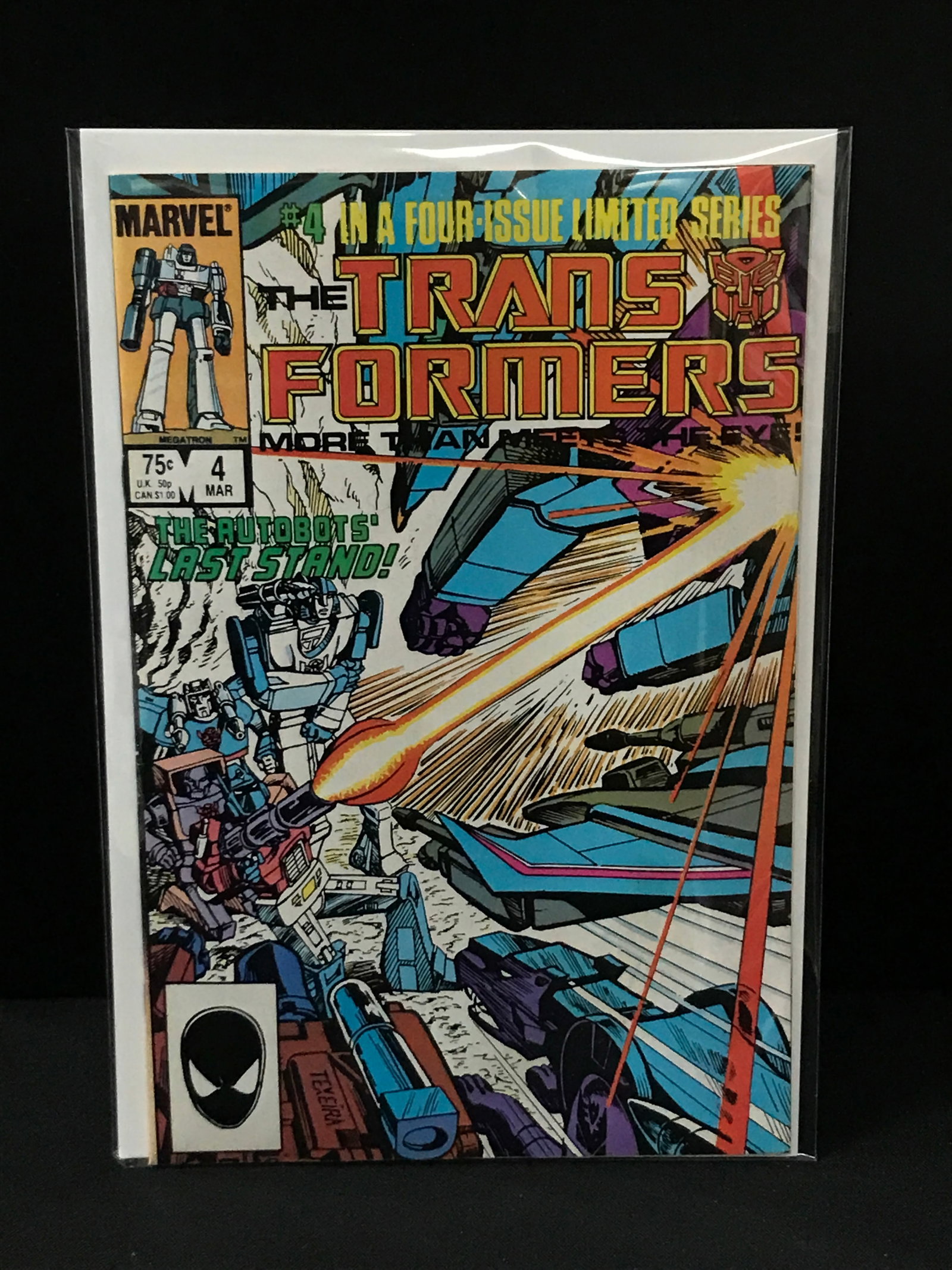 TRANSFORMERS #4 - MARVEL COMICS: Prices are in Canadian dollars