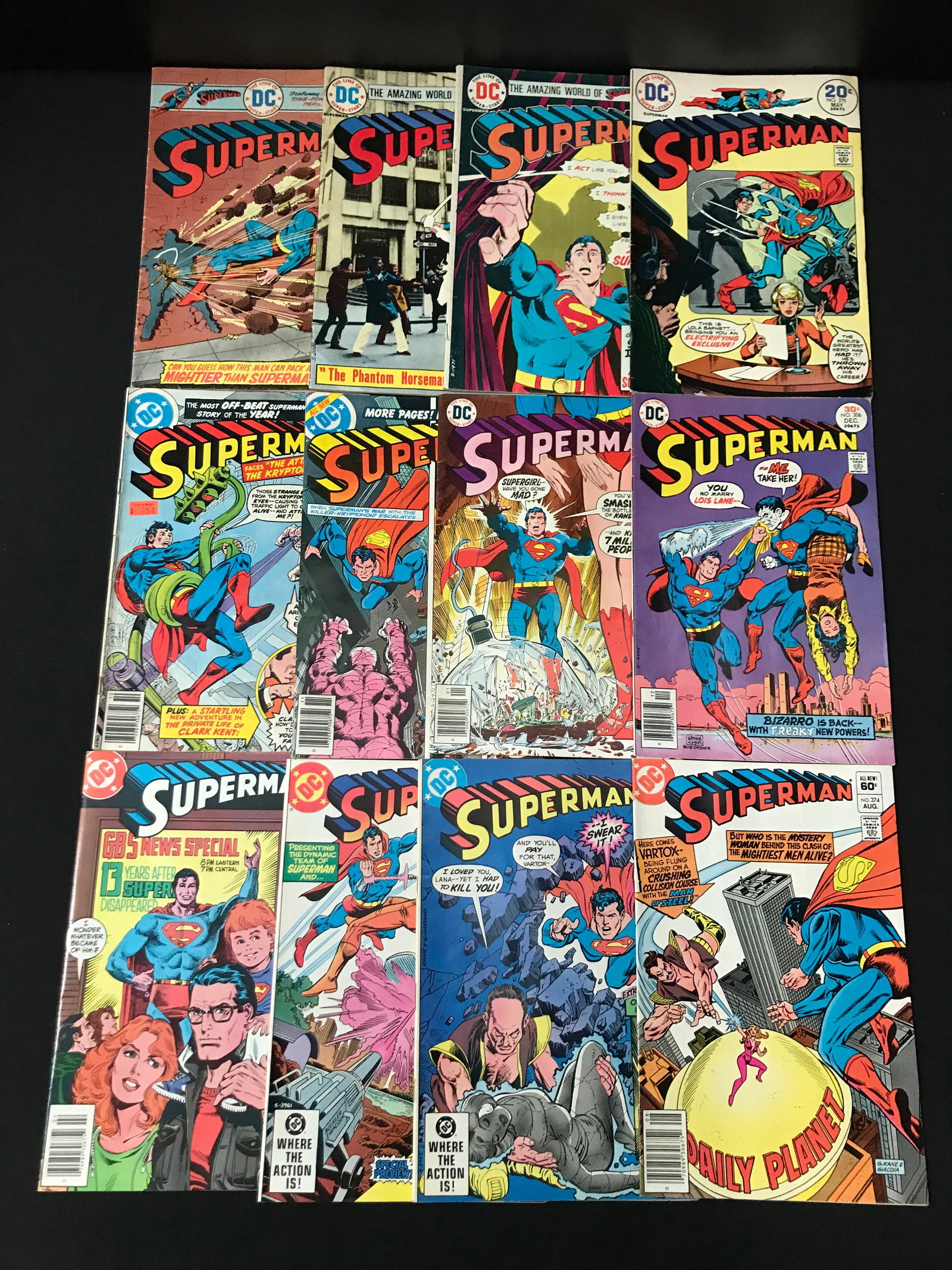 LOT OF 12 SUPERMAN COMICS - DC COMICS (1 of 1)