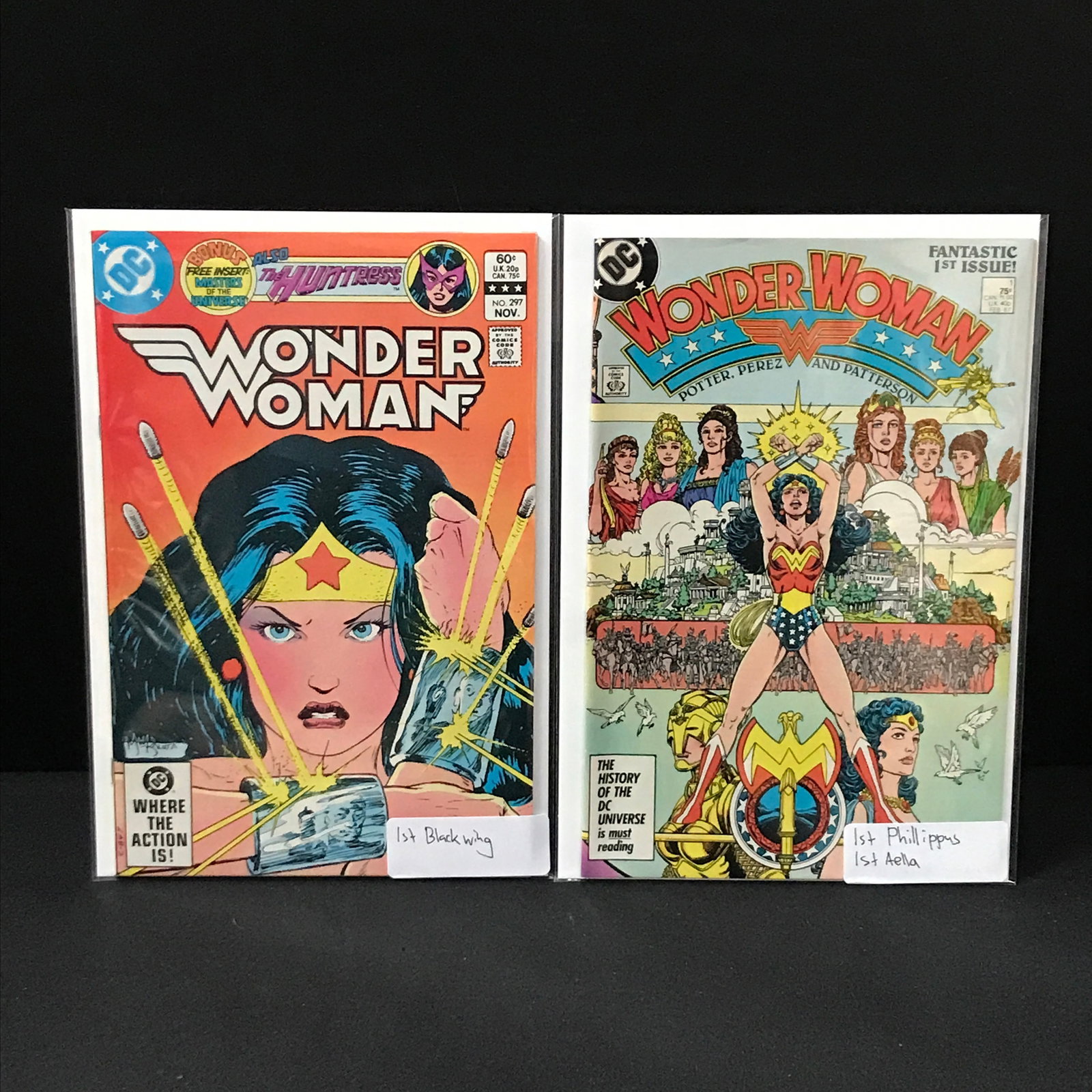 LOT OF 2 WONDER COMICS INCLUDING #1 BOTH WITH 1ST APPS - DC COMICS: Prices are in Canadian dollars