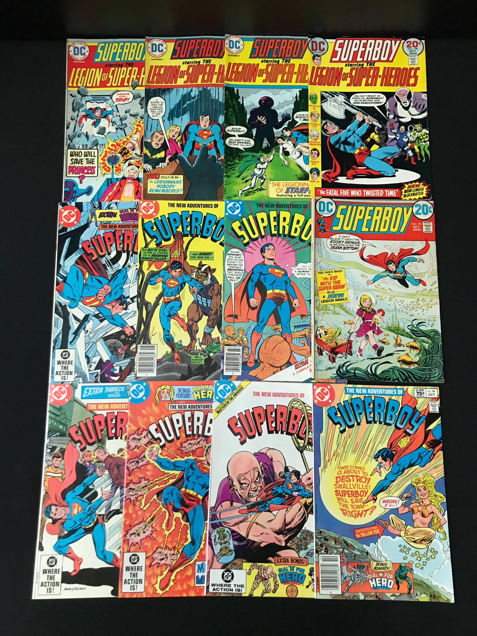 LOT OF 12 SUPERBOY COMICS - DC COMICS (1 of 1)