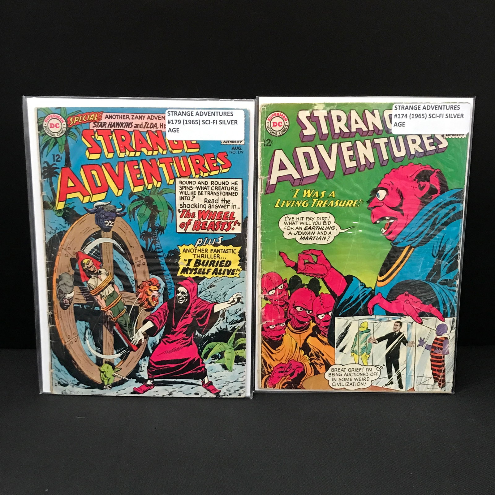 LOT OF 2 STRANGE ADVENTURES COMICS (1965) - DC COMICS (1 of 1)