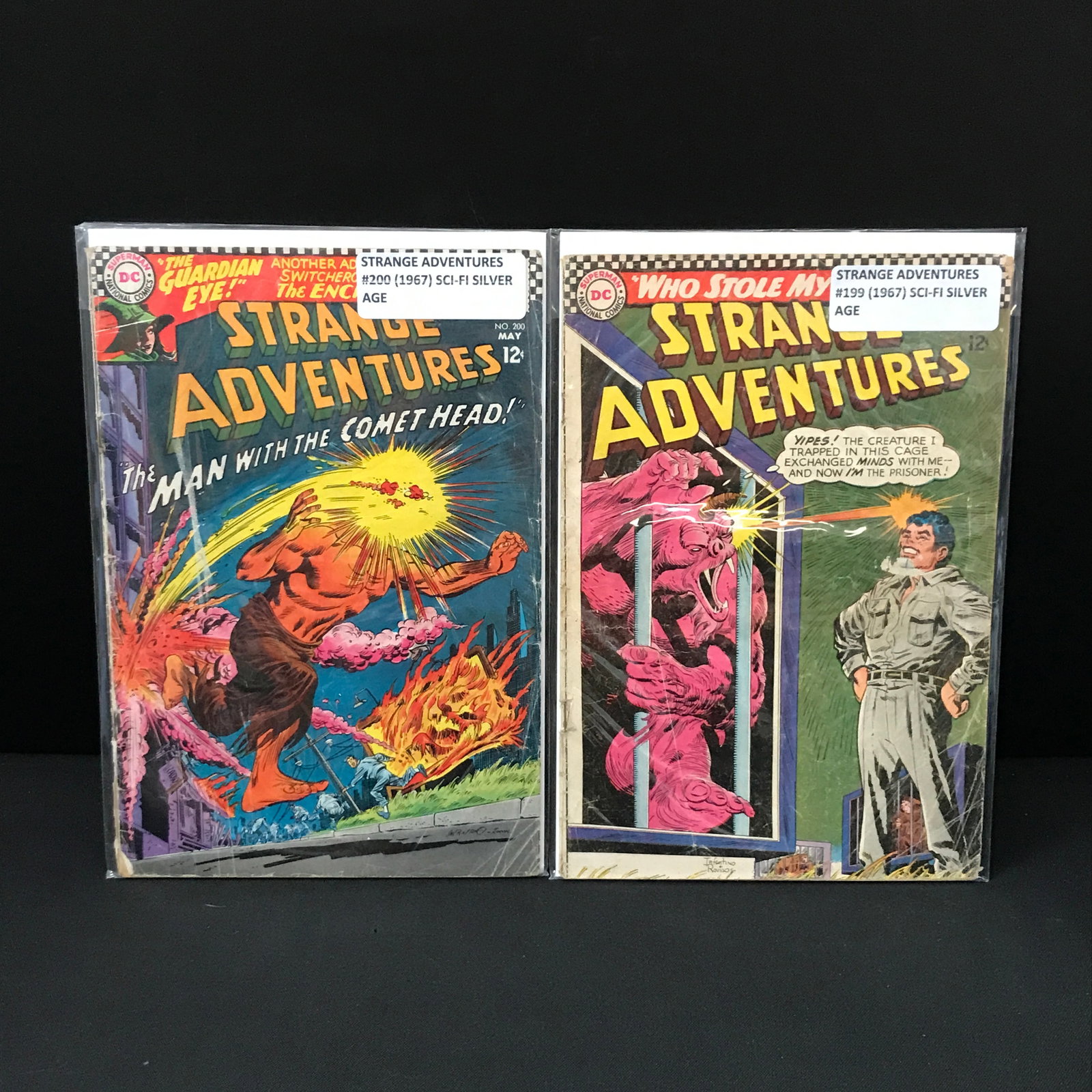 LOT OF 2 STRANGE ADVENTURES COMICS #199 - #200 (1967) - DC COMICS (1 of 1)