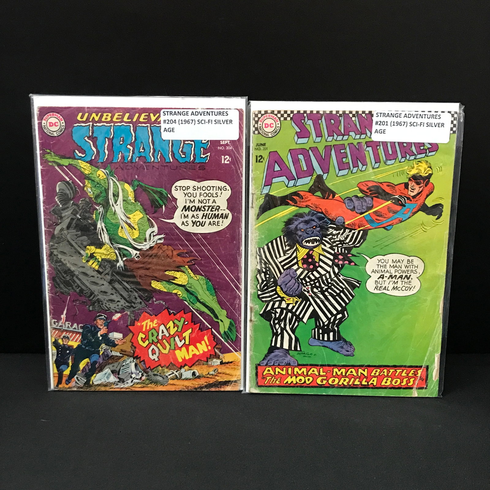 LOT OF 2 STRANGE ADVENTURES COMICS (1967) - DC COMICS (1 of 1)