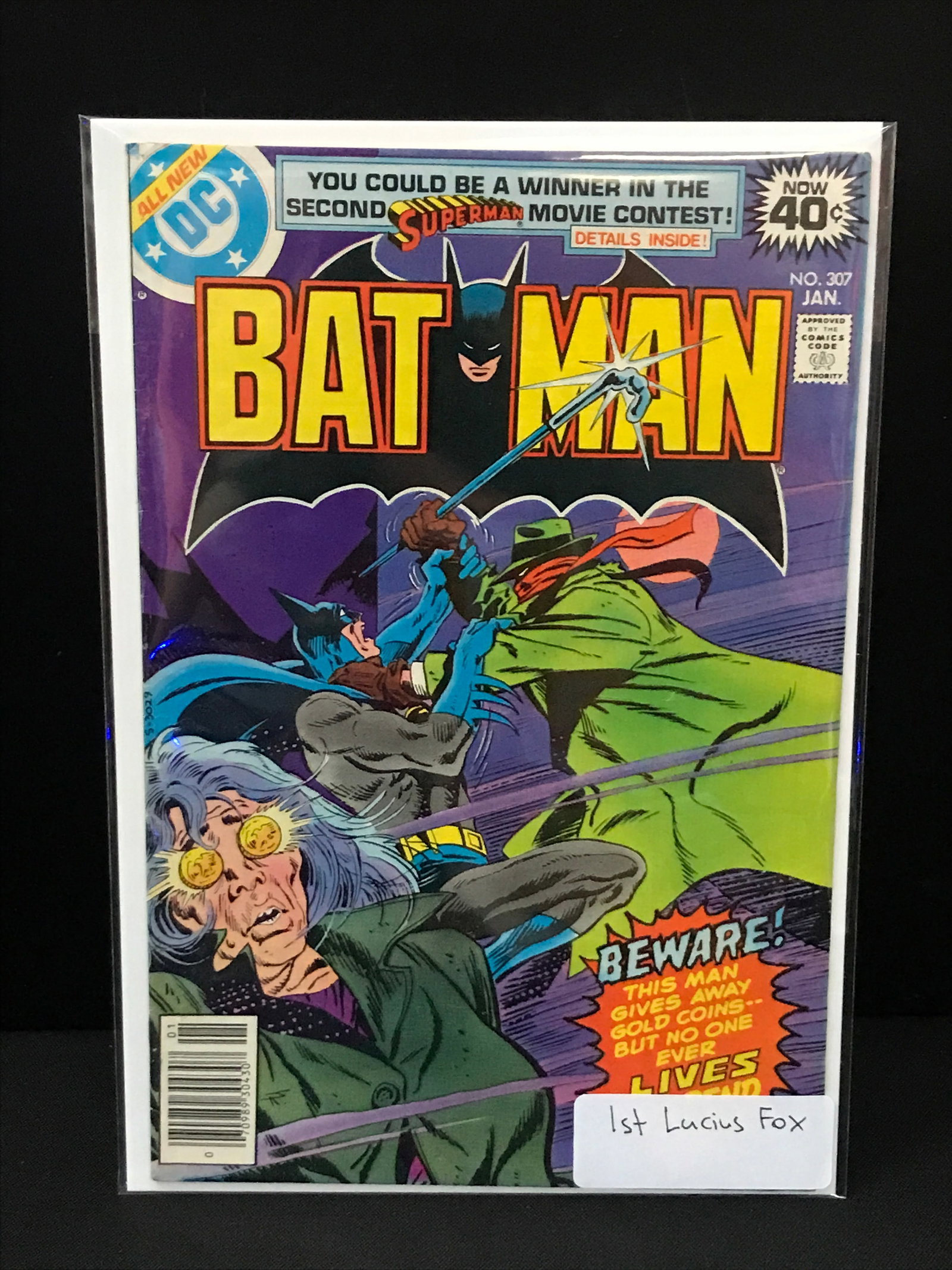 BATMAN #307 1ST LUCIUS FOX - DC COMICS: Prices are in Canadian dollars