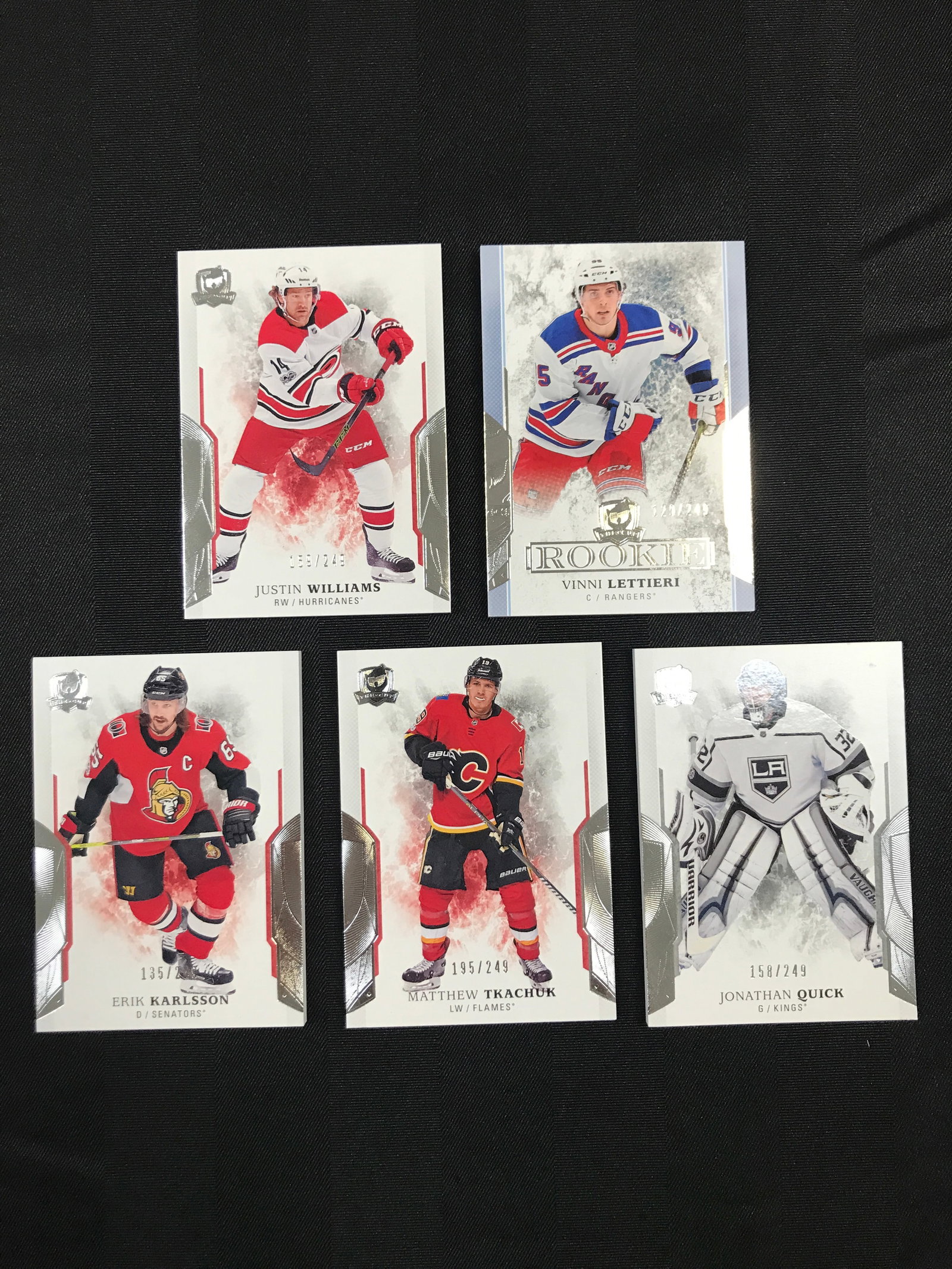 LOT OF 5 UPPER DECK THE CUP HOCKEY TRADING CARDS - LIMITED /249: Prices are in Canadian dollars