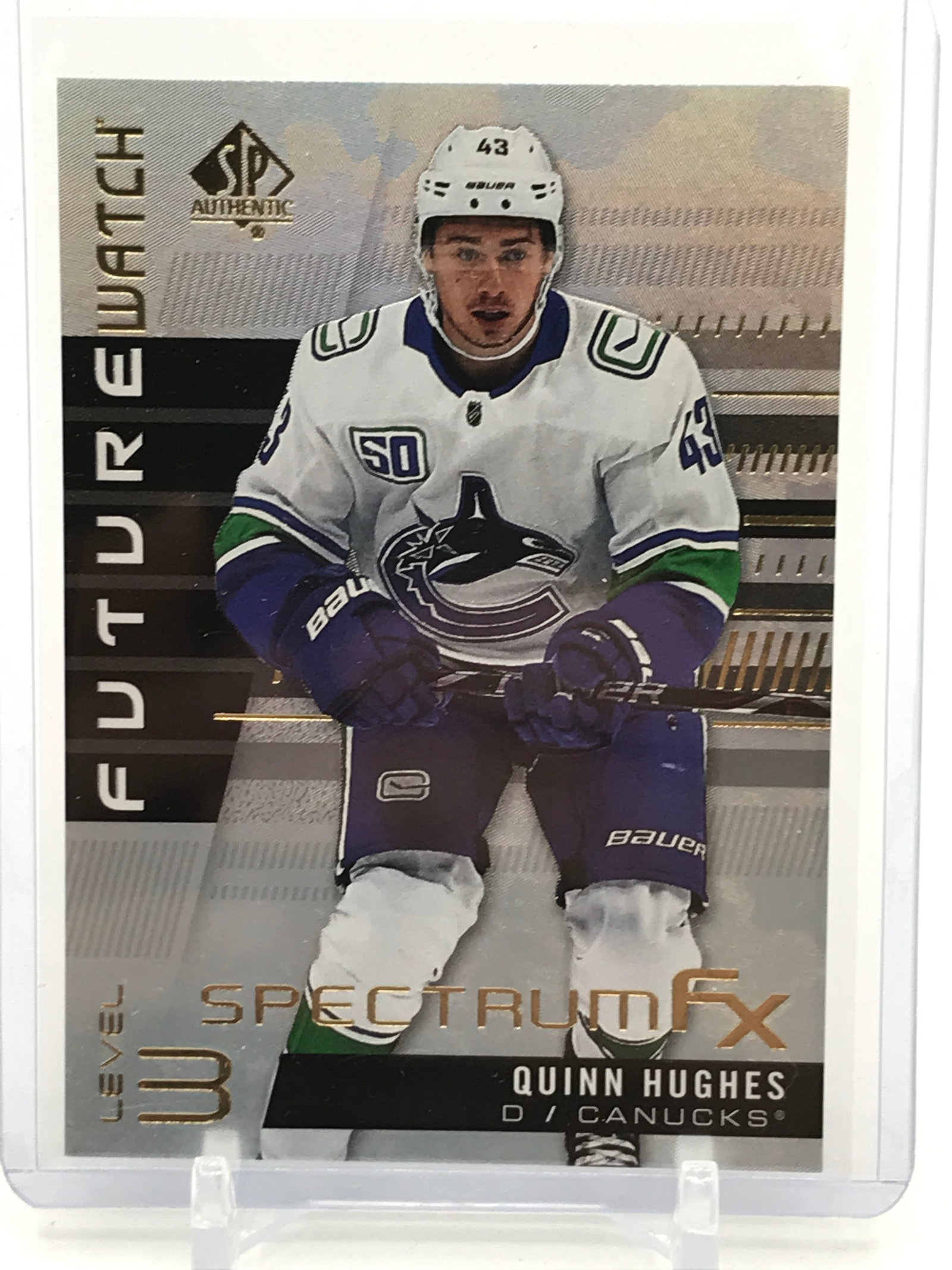 2019 UPPER DECK SPA FUTURE WATCH QUINN HUGHES ROOKIE CARD: Prices are in Canadian dollars