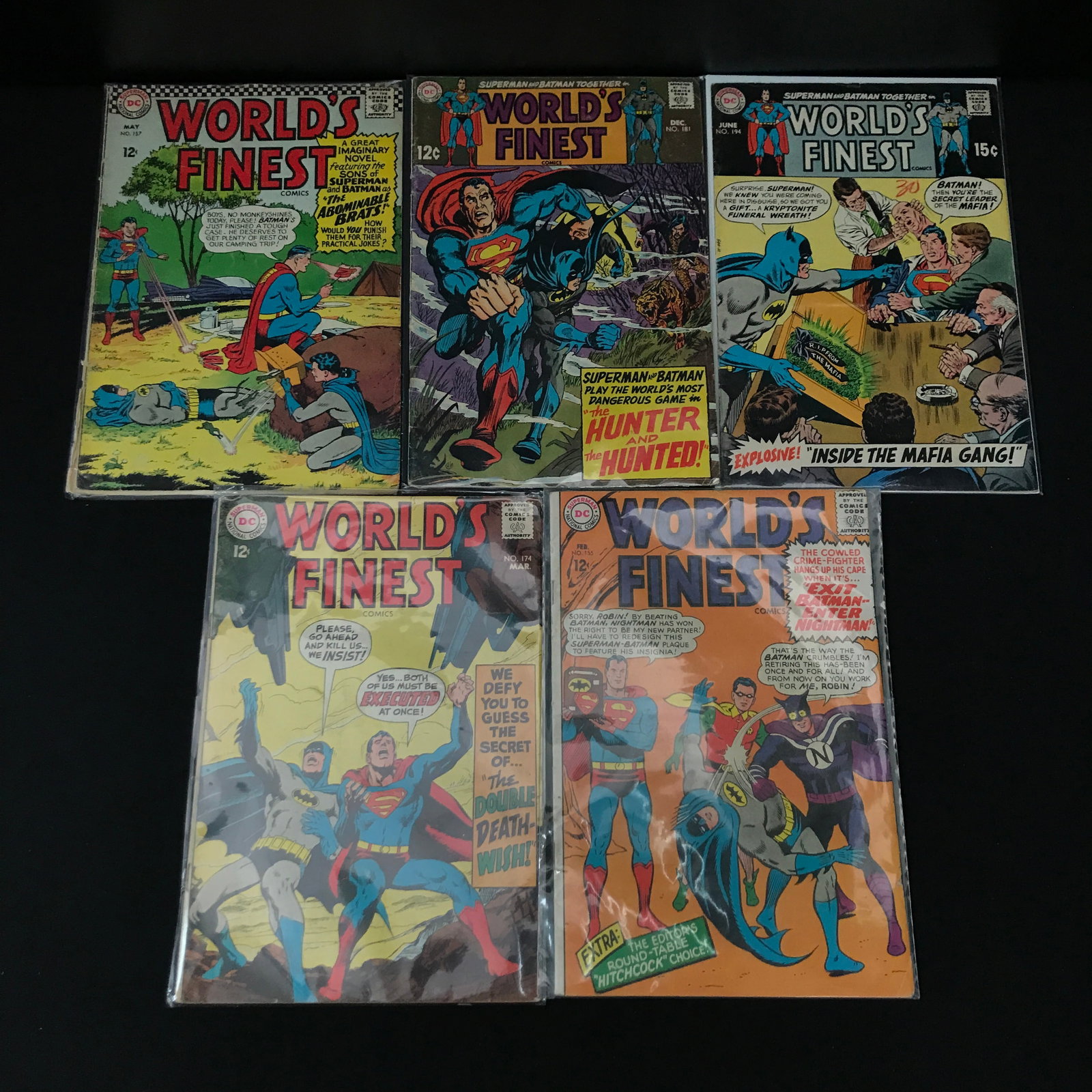 LOT OF 5 WORLD'S FINEST COMICS - DC COMICS: Prices are in Canadian dollars