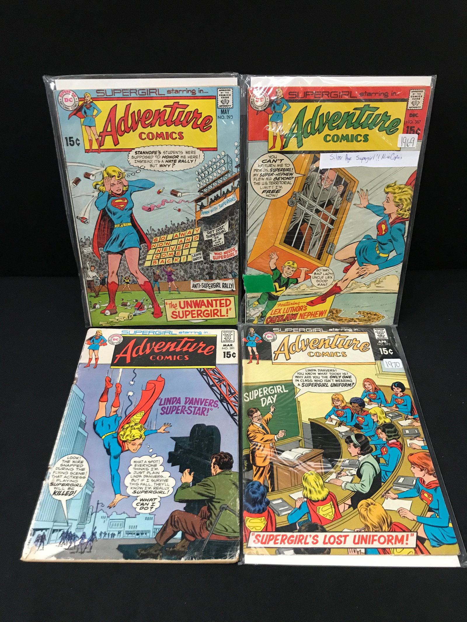 LOT OF 4 SILVER AGE ADVENTURE TIME COMICS - DC COMICS: Prices are in Canadian dollars