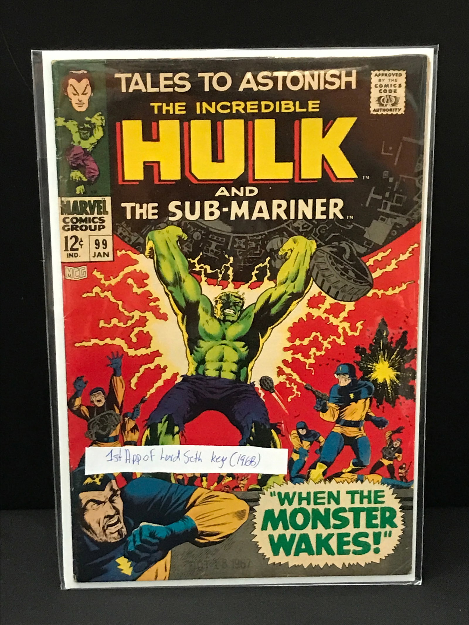 TALES TO ASTONISH #99 1ST APP OF LORD SETH (1968) - MARVEL COMICS: Prices are in Canadian dollars