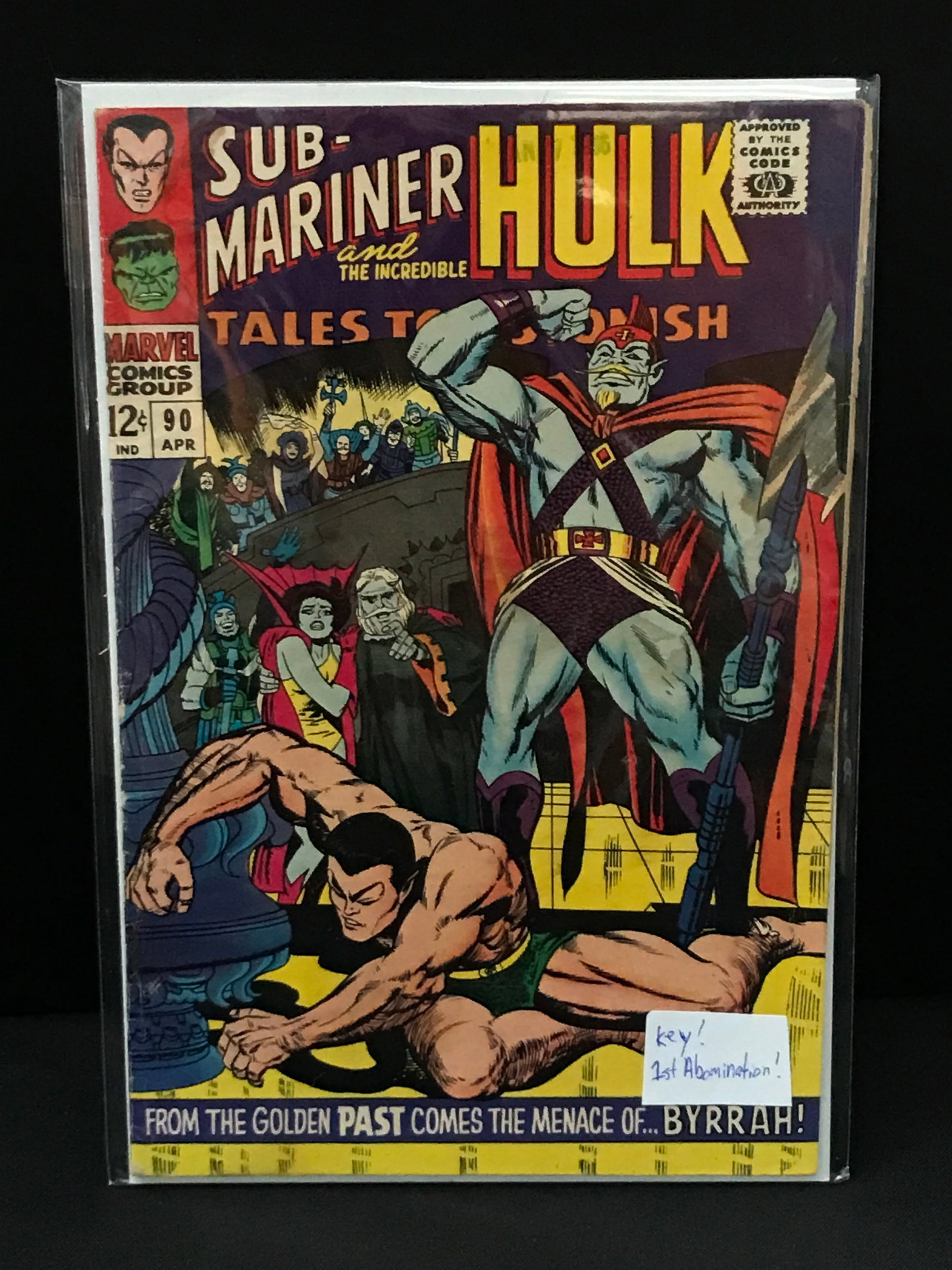 TALES TO ASTONISH #90 1ST APP OF ABOMINATION - MARVEL COMICS: Prices are in Canadian dollars