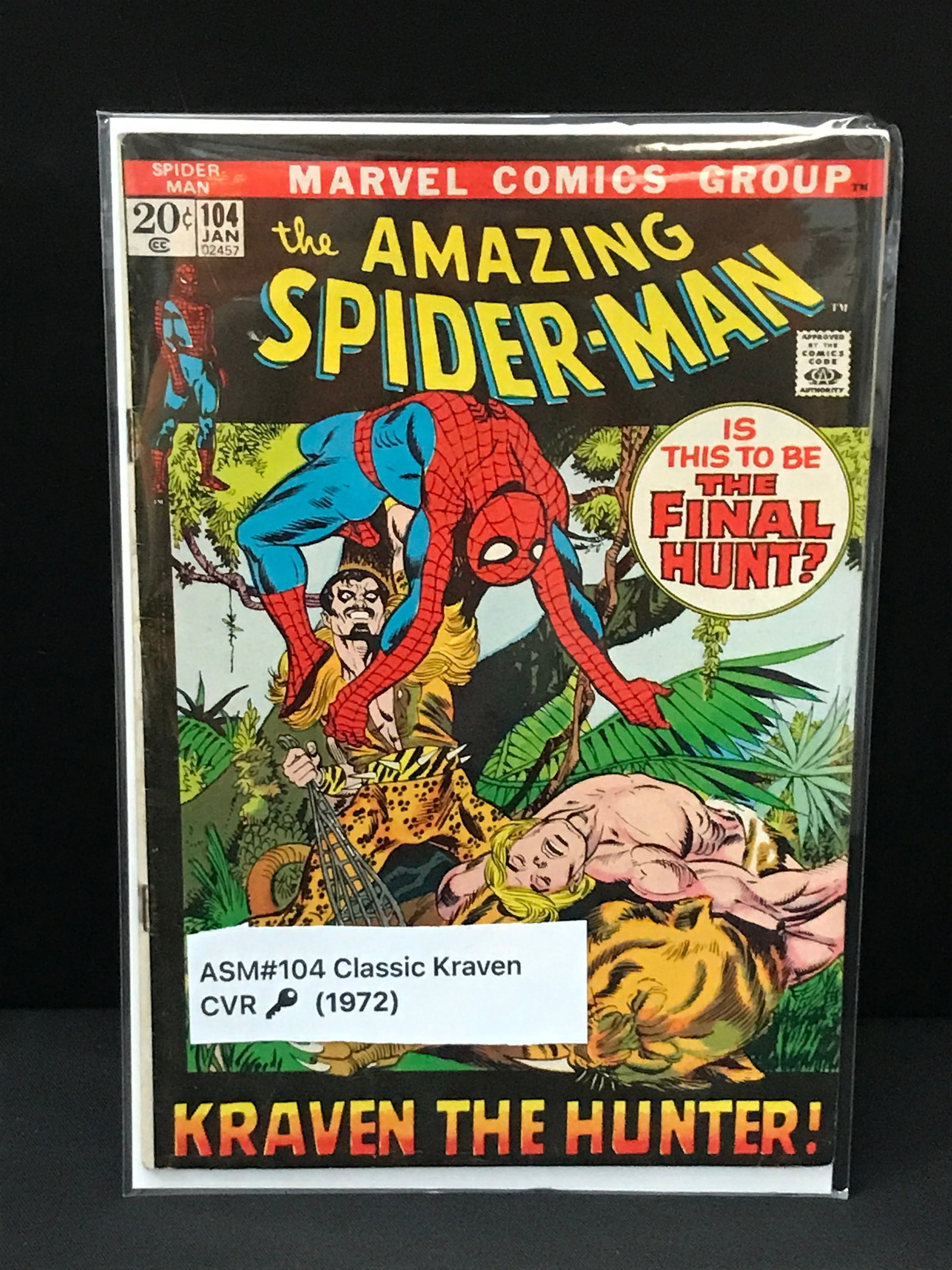 THE AMAZING SPIDERMAN #104 (1972) - MARVEL COMICS (1 of 1)