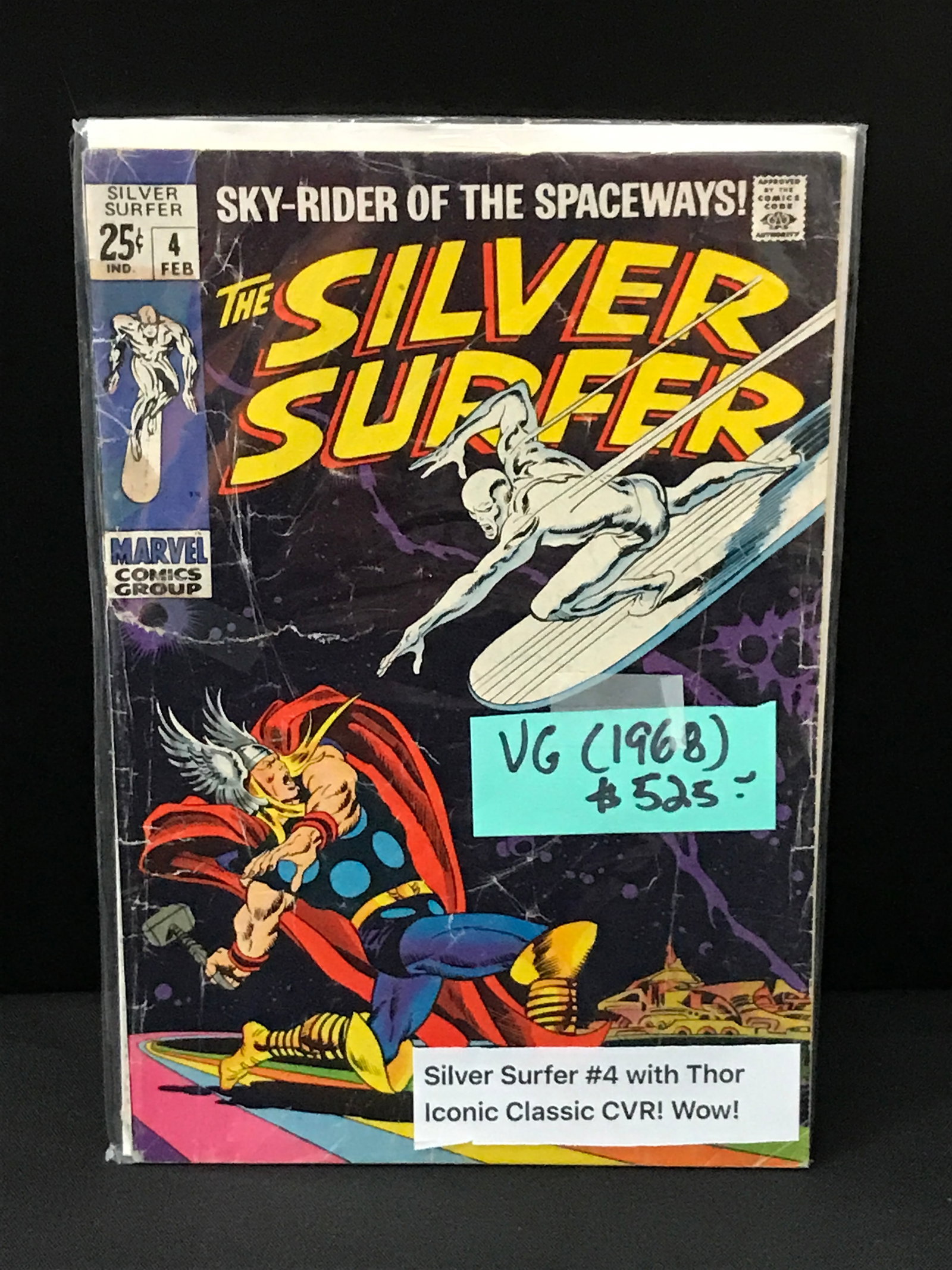 THE SILVER SURFER #4 (1968) - MARVEL COMICS: Prices are in Canadian dollars