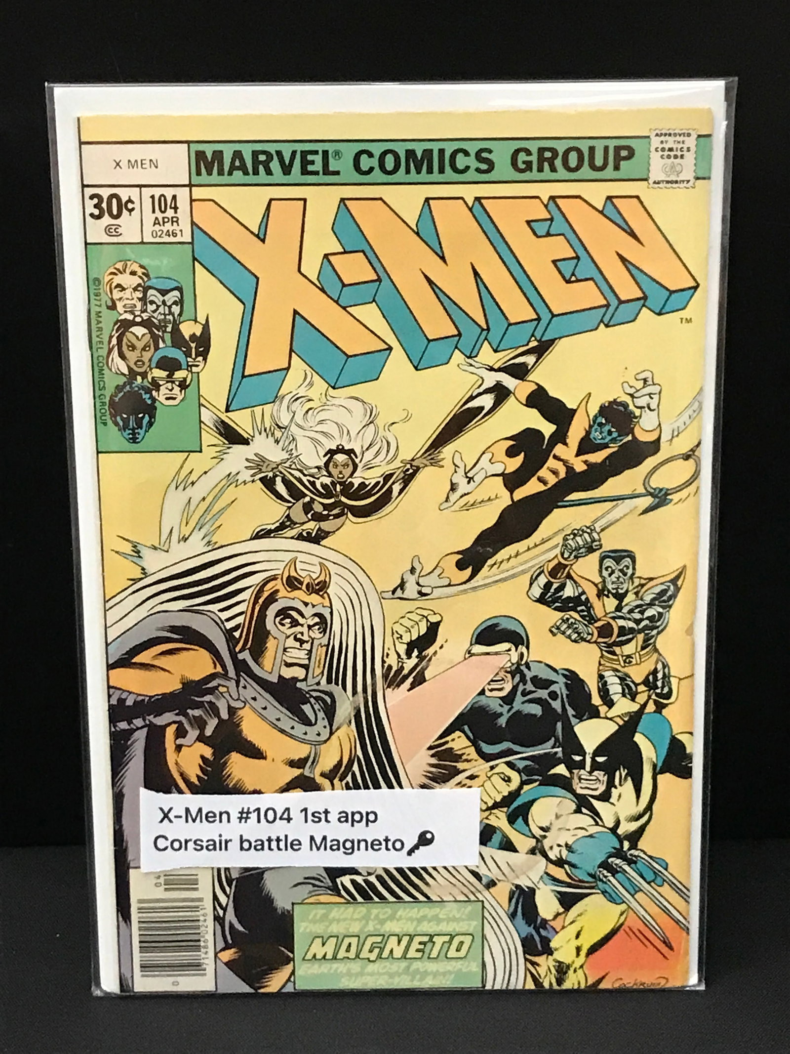 X-MEN #104 1ST APP CORSAIR - MARVEL COMICS: Prices are in Canadian dollars