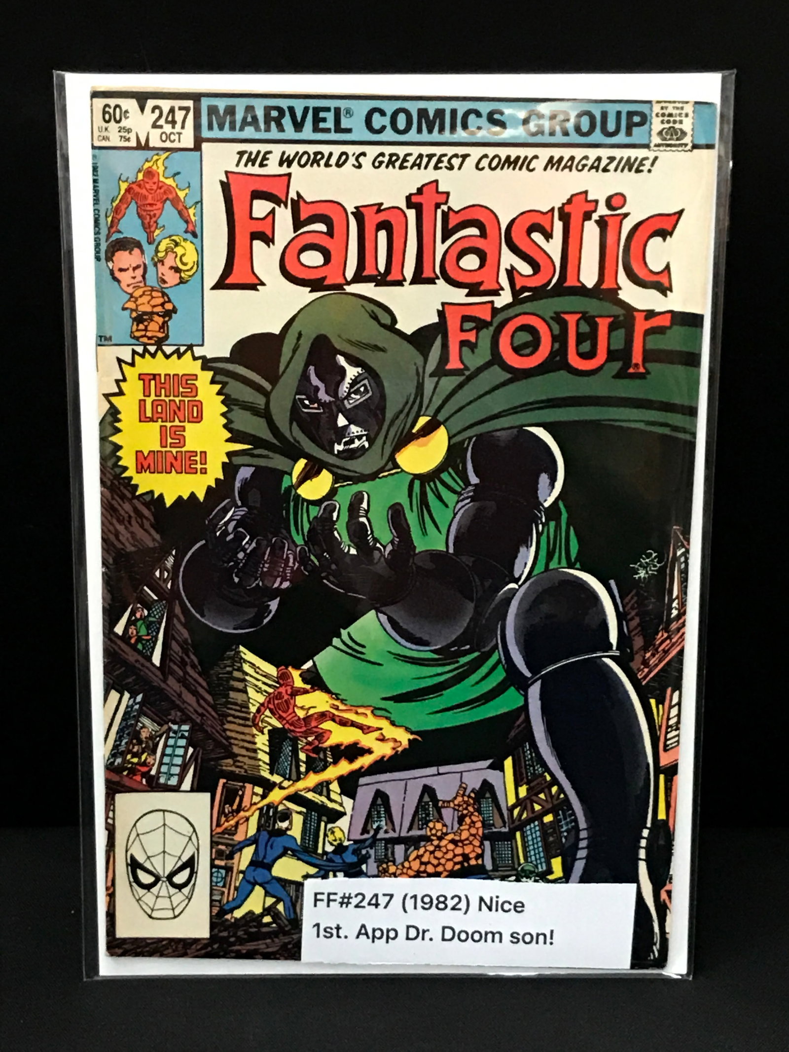 THE FANTASTIC FOUR #247 (1982) 1ST APP DOCTOR DOOM'S SON - MARVEL COMICS: Prices are in Canadian dollars
