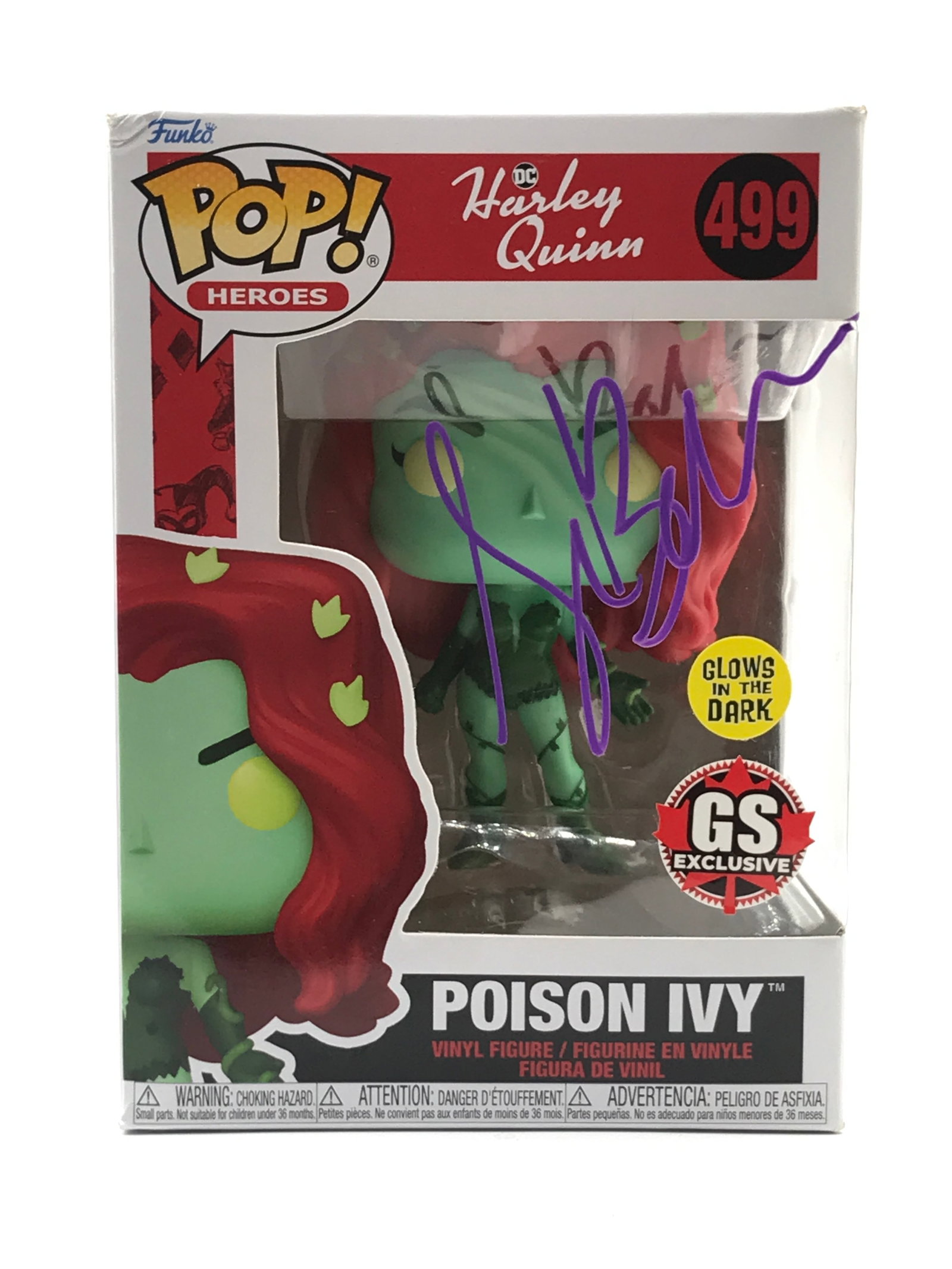LAKE BELL SIGNED POSION IVY FUNKO POP - KB COA: Prices are in Canadian dollars
