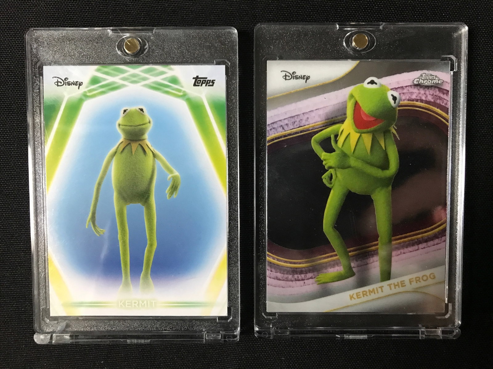 2025 TOPPS CHROME DISNEY KERMIT THE FROG TRADING CARD LOT: Prices are in Canadian dollars
