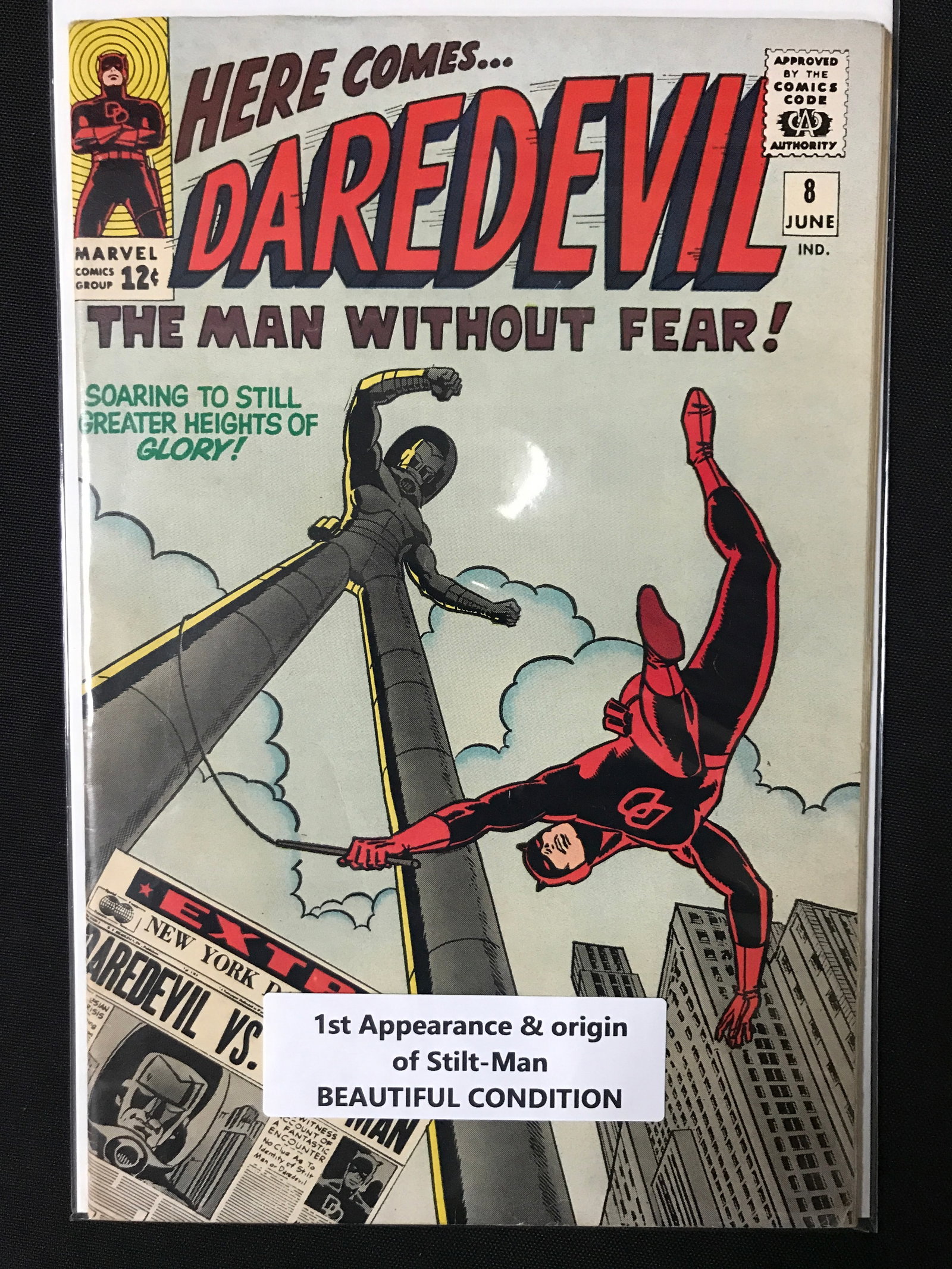 MARVEL COMICS DAREDEVIL NO.8 (1ST APPEARANCE STILTMAN): Prices are in Canadian dollars
