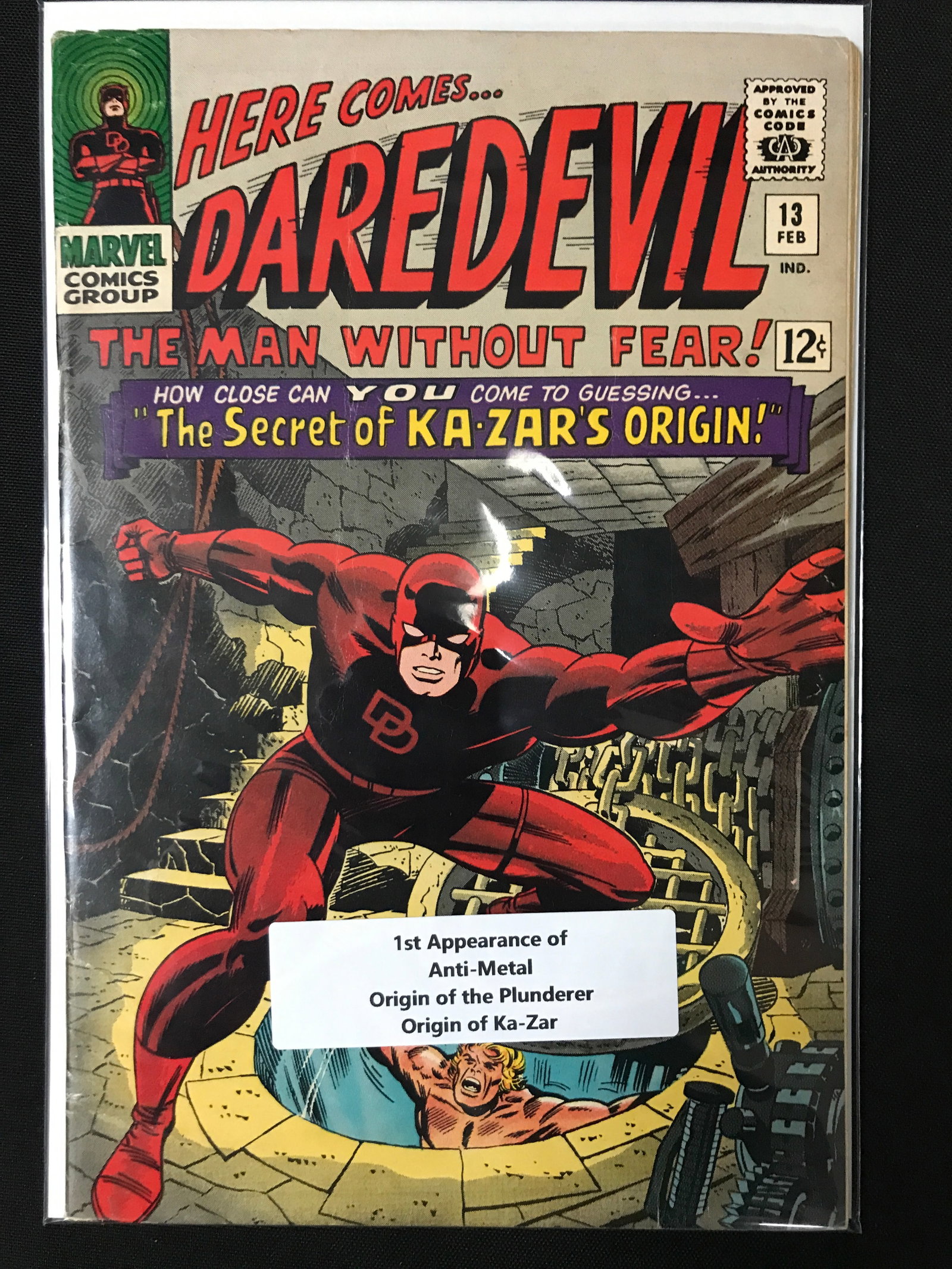 MARVEL COMICS DAREDEVIL NO.13 (1ST APPEARANCE ANTI METAL): Prices are in Canadian dollars