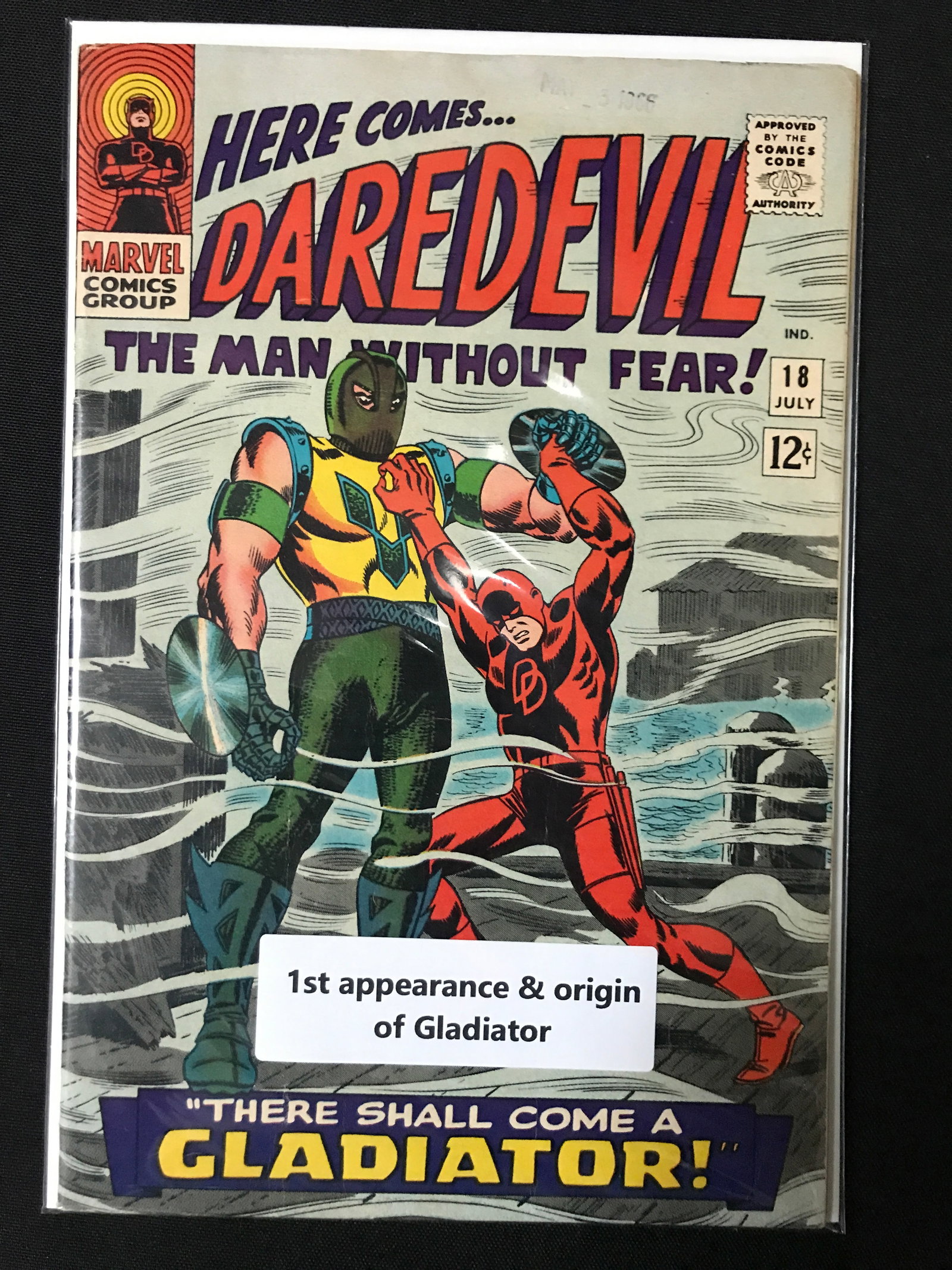 MARVEL COMICS DAREDEVIL NO. 18 (1ST APPEARANCE GLADIATOR): Prices are in Canadian dollars