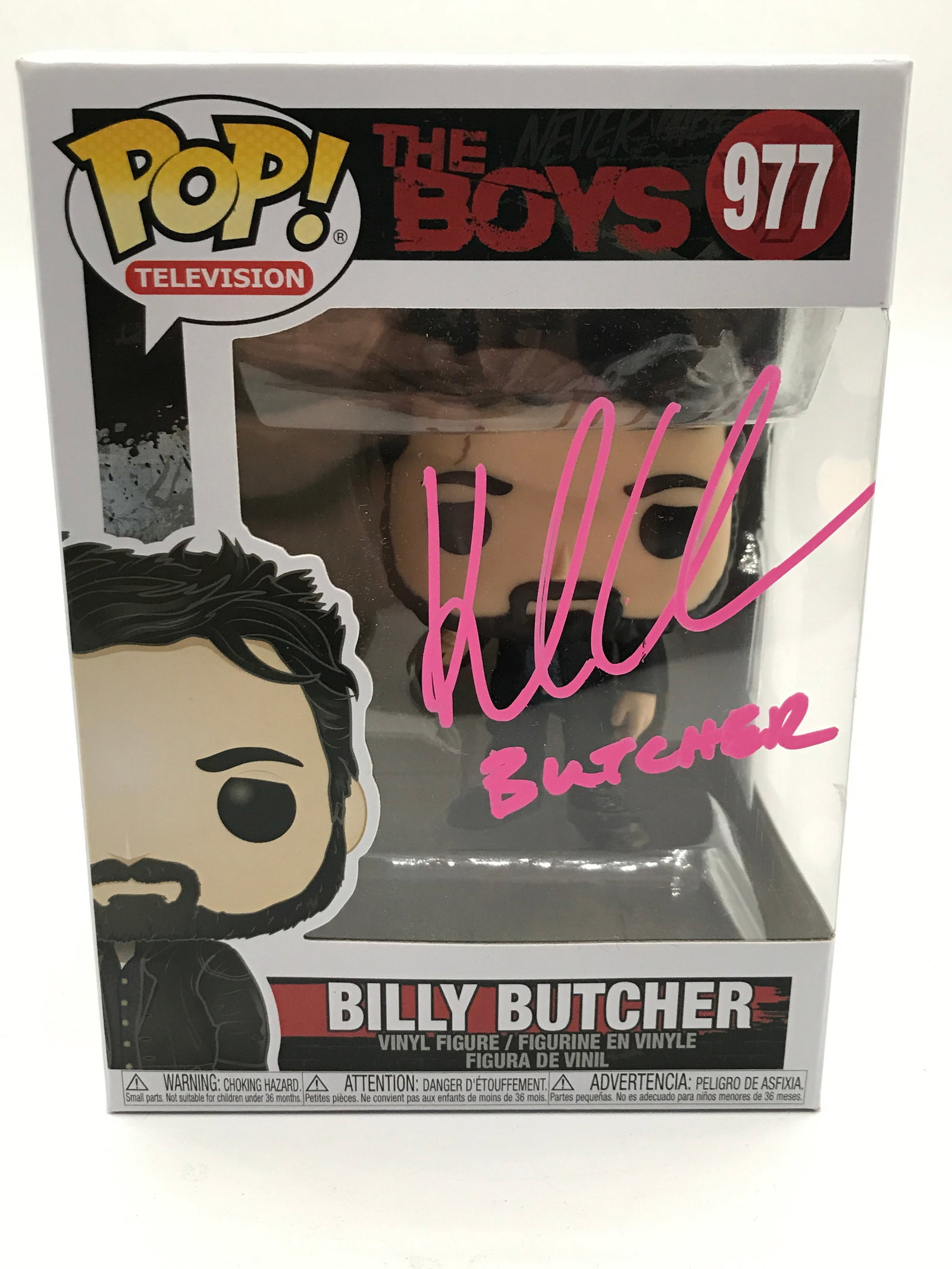 KARL URBAN SIGNED BILLY THE BUTCHER FUNKO POP (WWOC COA): Prices are in Canadian dollars