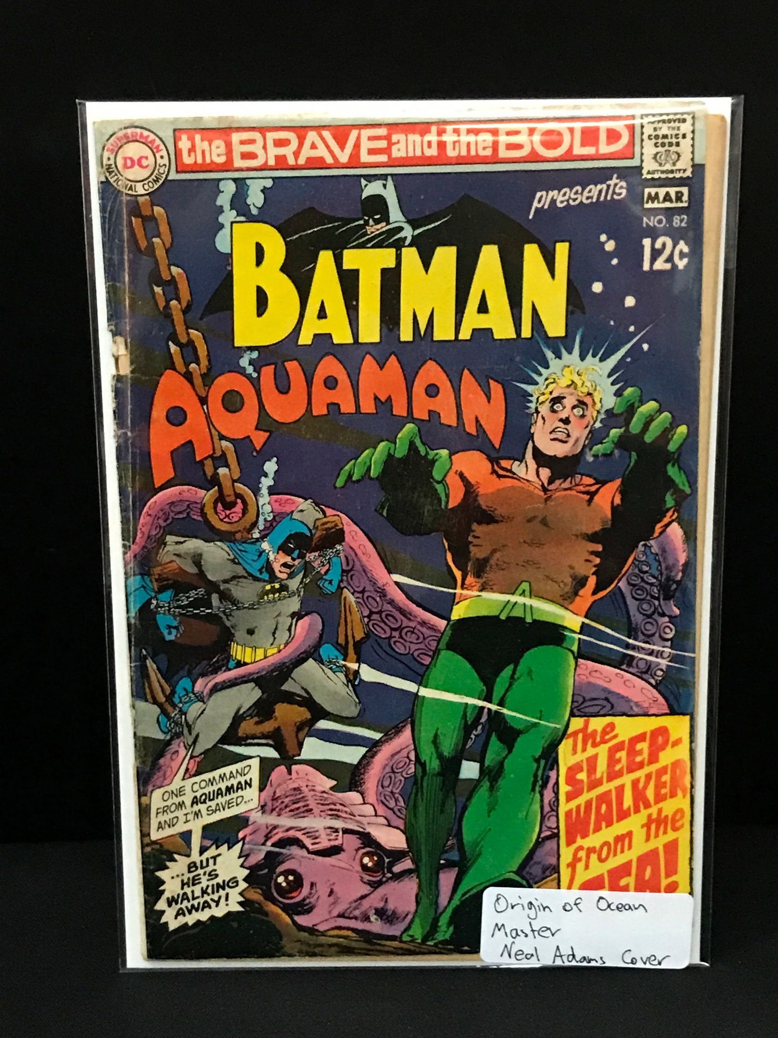 BRAVE AND THE BOLD PRESENTS #82 ORIGIN OF OCEAN MASTER - DC COMICS: Prices are in Canadian dollars