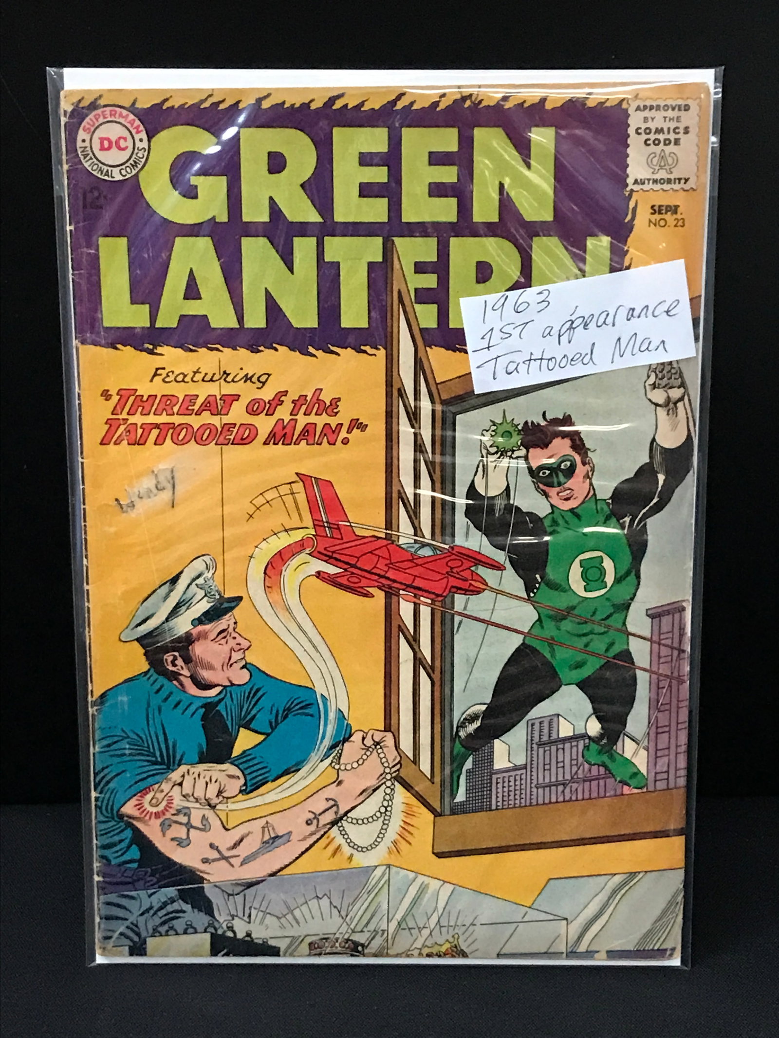 THE GREEN LANTERN #23 (1963) 1ST APP THE TATTOOED MAN - DC COMICS: Prices are in Canadian dollars