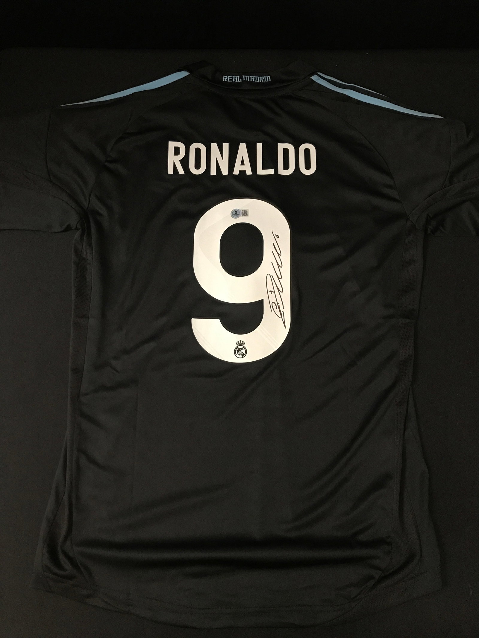 CRISTIANO RONALDO SIGNED REAL MADRID SOCCER JERSEY - BECKETT COA (1 of 3)