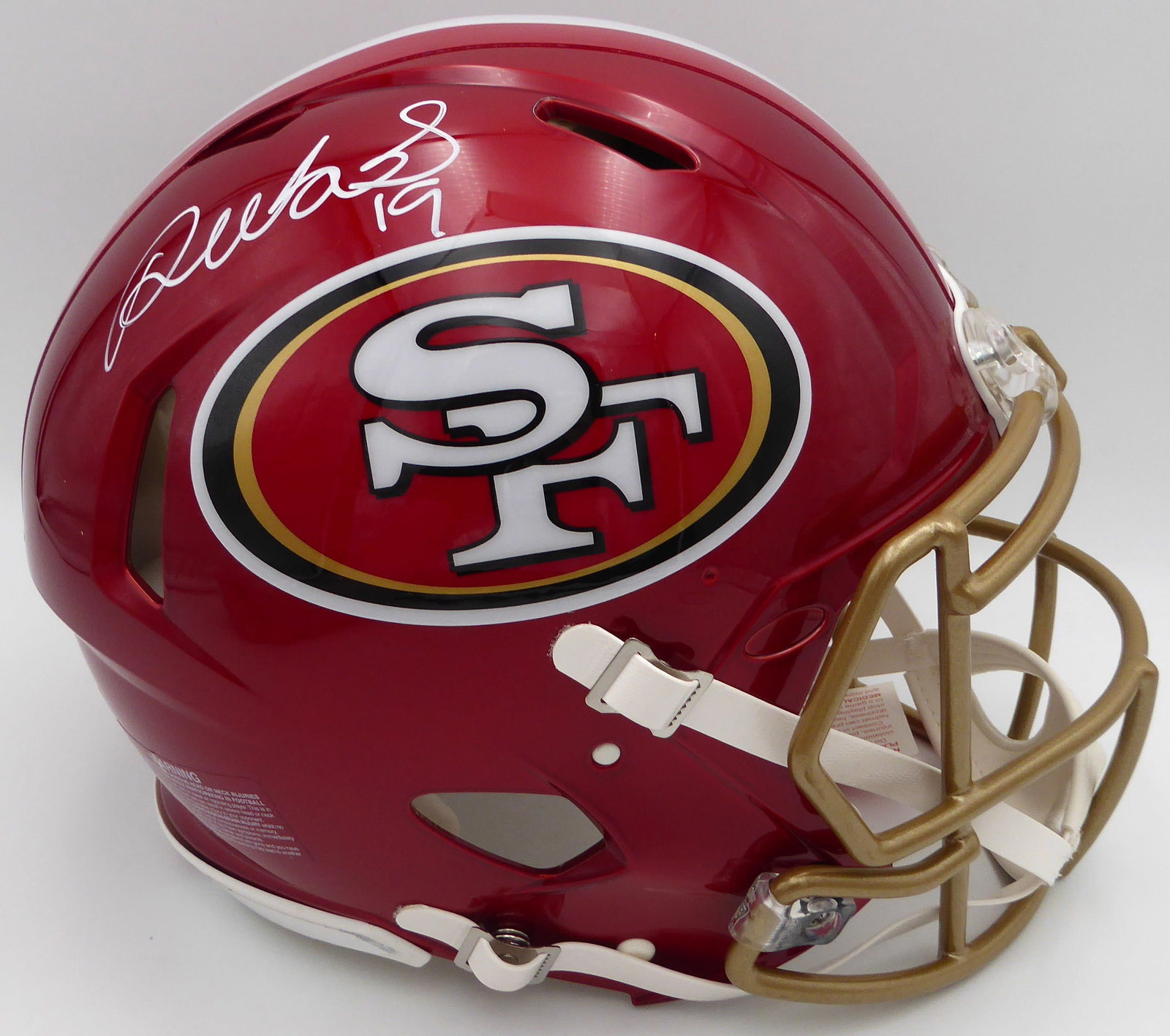 DEEBO SAMUAL SIGNED SANFRANCISCO 49ERS FULL SIZE HELMET (BECKETT COA): Prices are in Canadian dollars