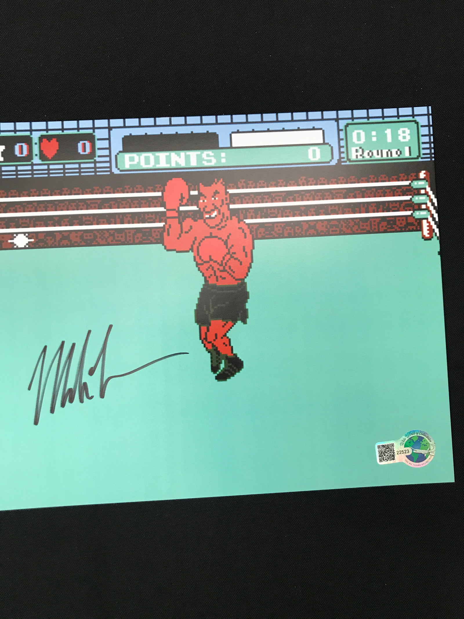 MIKE TYSON SIGNED 8X10 - WWOC COA (1 of 1)
