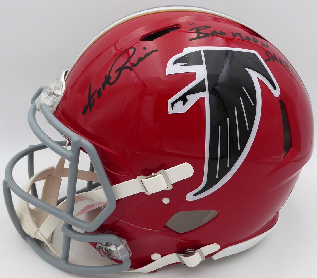 ANDRE RISON SIGNED ATLANTA FALCONS FULL SIZE HELMET (BECKETT COA): Prices are in Canadian dollars